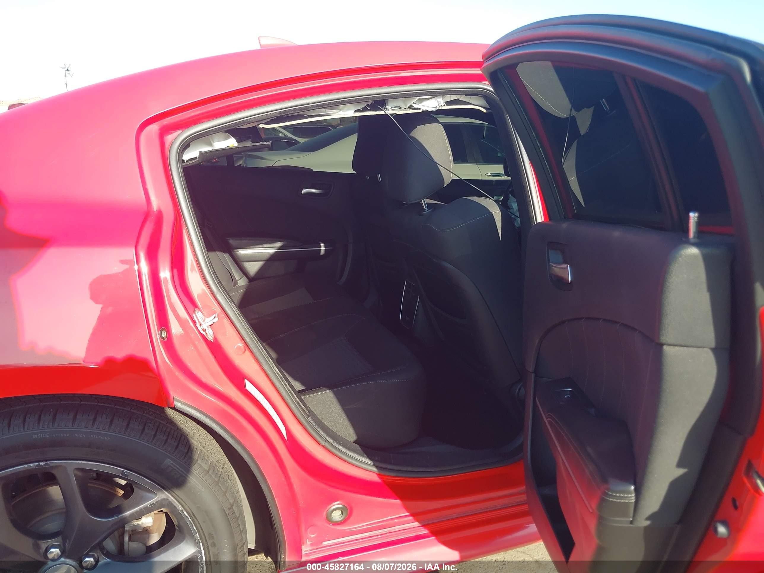 2019 Dodge Charger R/t Rwd Red vin: 2C3CDXCT4KH578573