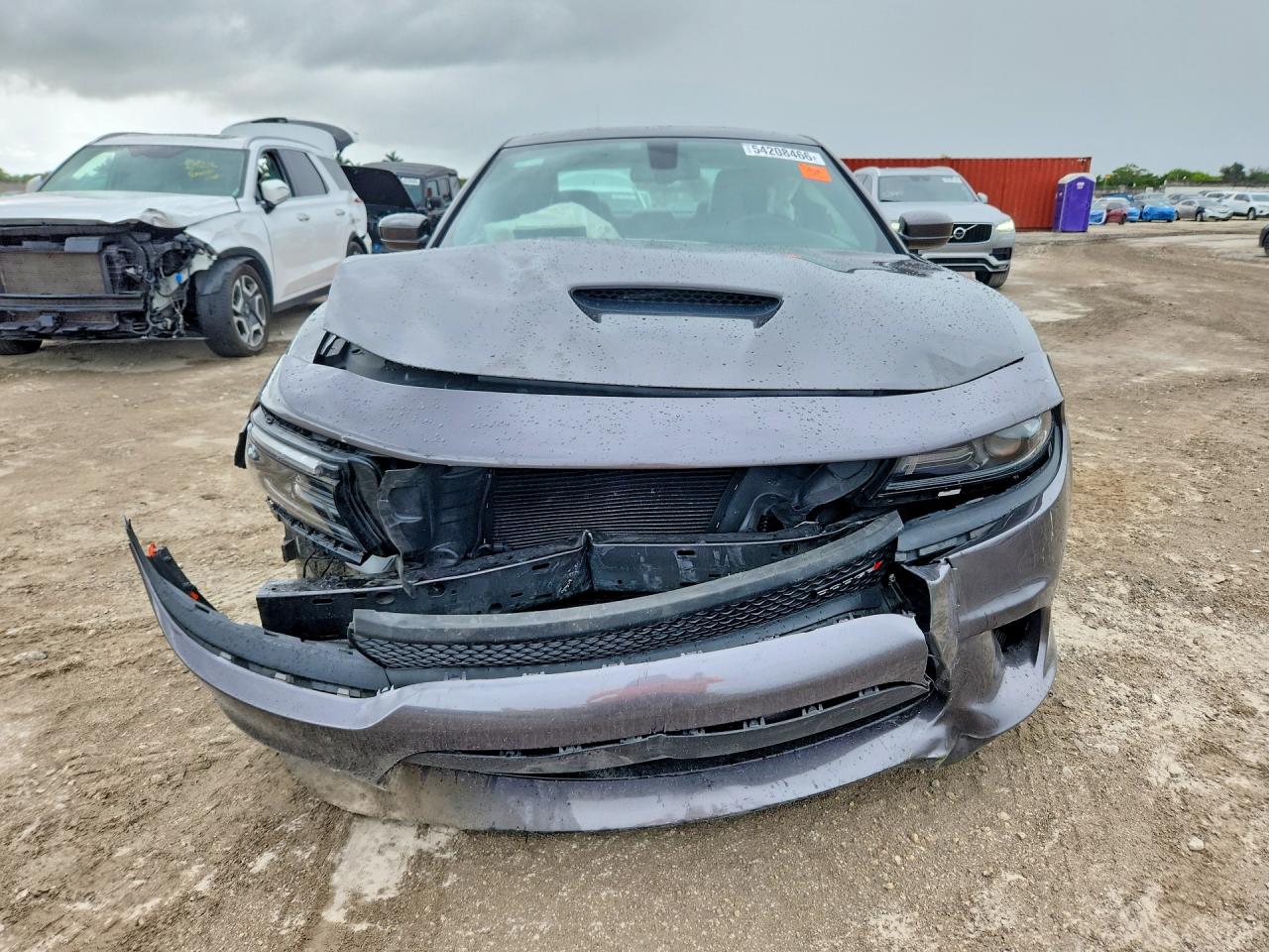 2019 Dodge Charger R Gray vin: 2C3CDXCT4KH754411
