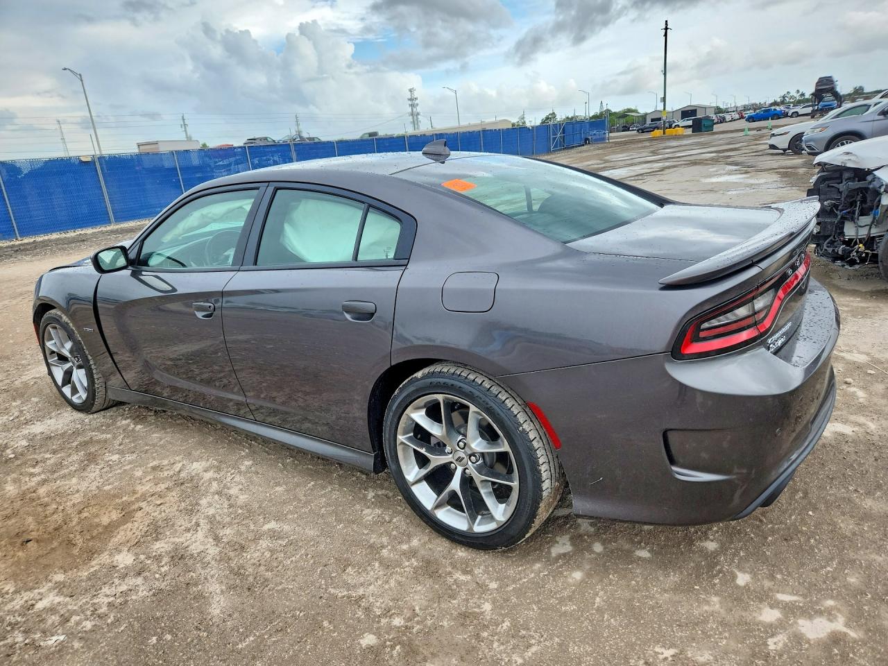2019 Dodge Charger R Gray vin: 2C3CDXCT4KH754411