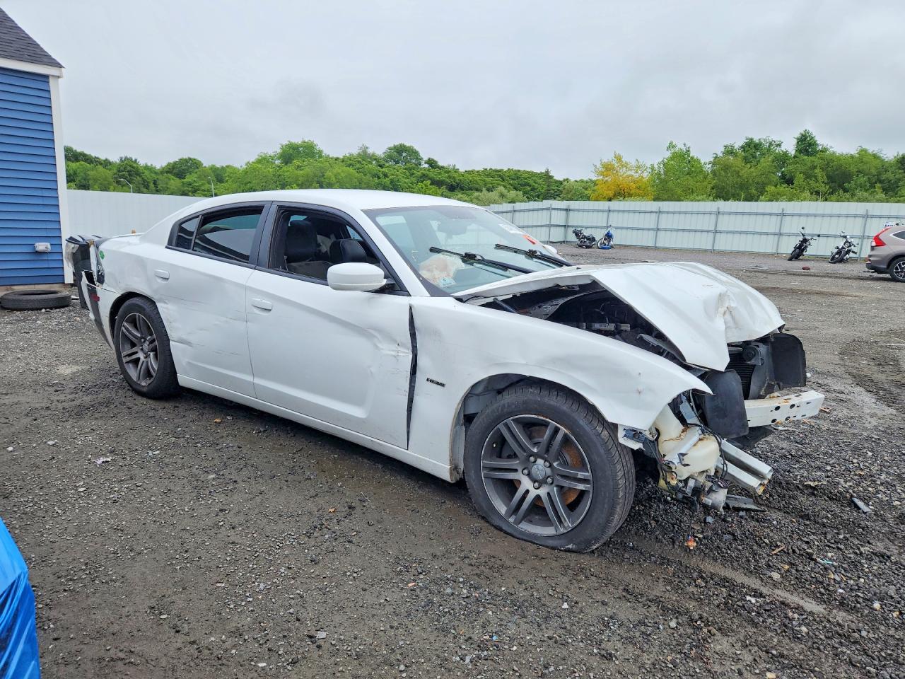 2012 Dodge Charger R Белый vin: 2C3CDXCT5CH187109