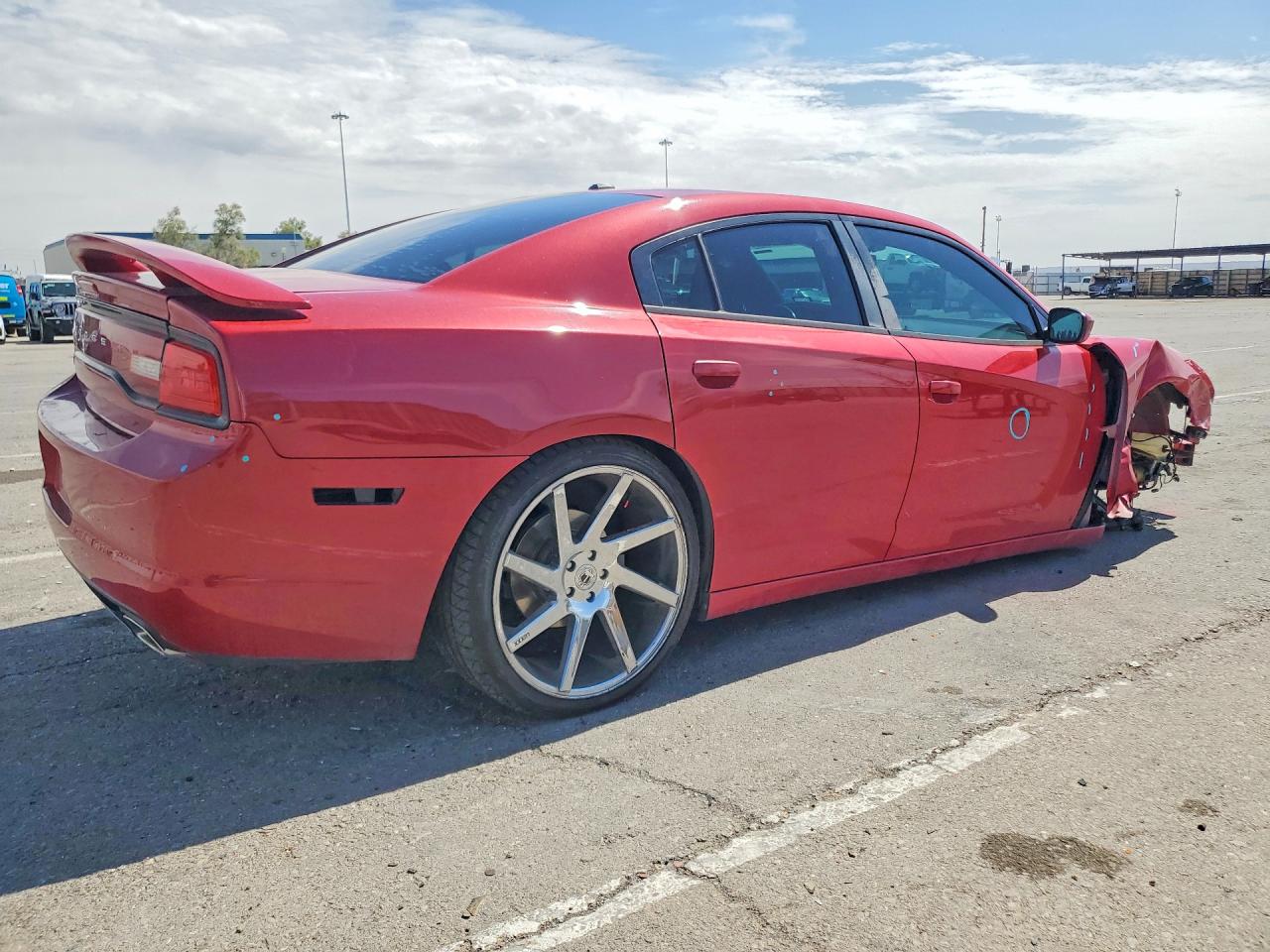 2013 Dodge Charger R Red vin: 2C3CDXCT5DH603130