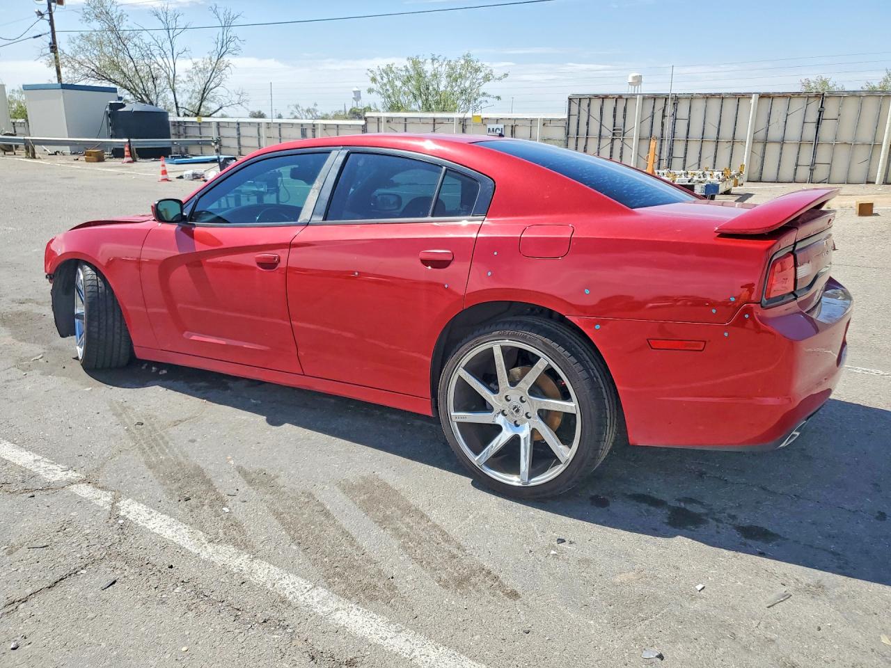 2013 Dodge Charger R Red vin: 2C3CDXCT5DH603130
