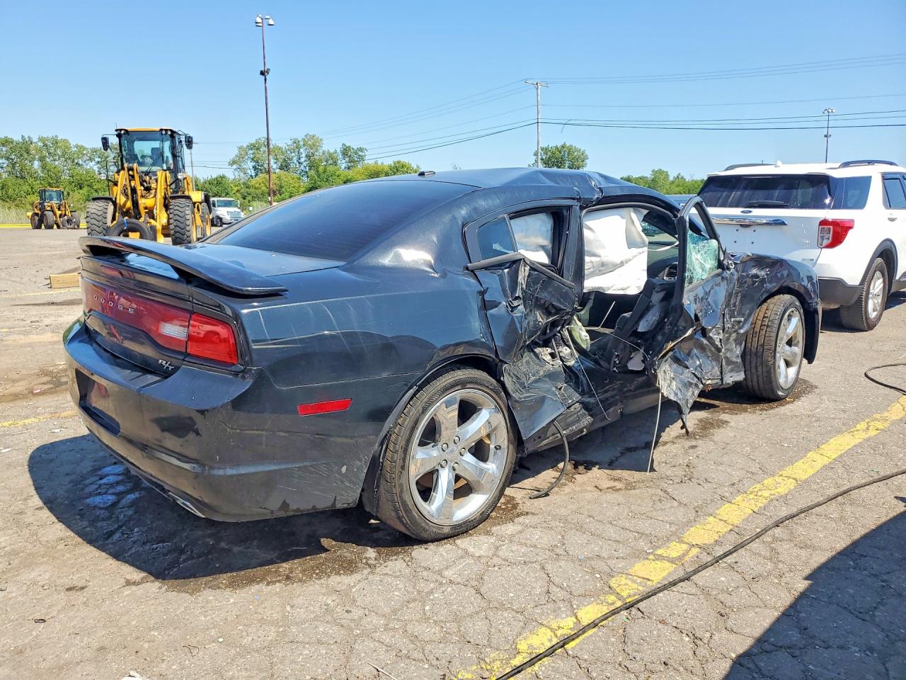 2013 Dodge Charger R/t Black vin: 2C3CDXCT5DH681102