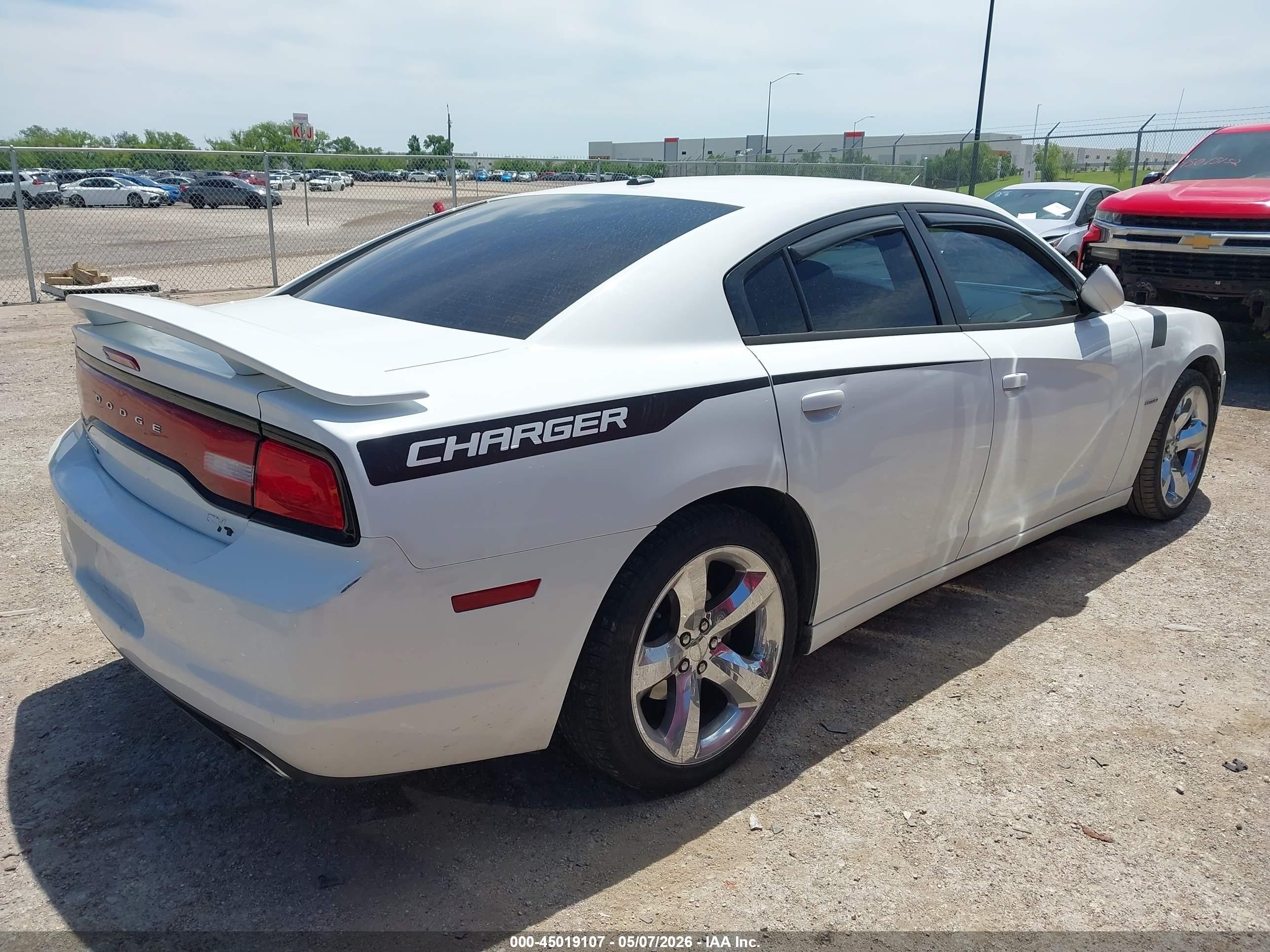 2014 Dodge Charger Road/track White vin: 2C3CDXCT5EH209208