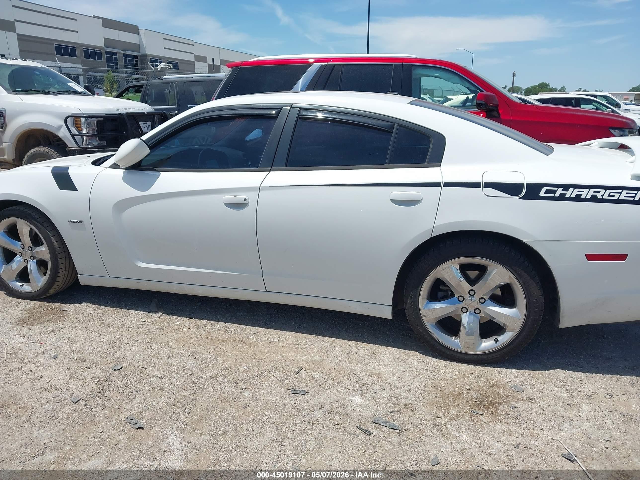 2014 Dodge Charger Road/track White vin: 2C3CDXCT5EH209208