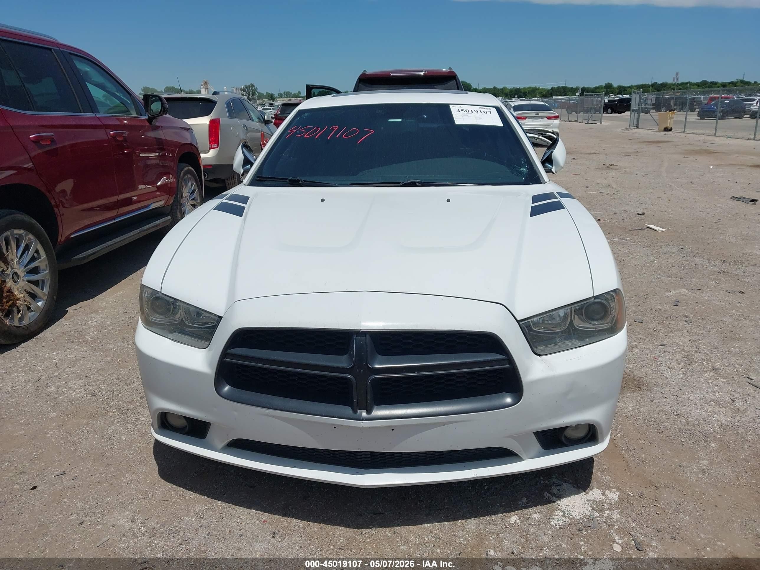 2014 Dodge Charger Road/track White vin: 2C3CDXCT5EH209208