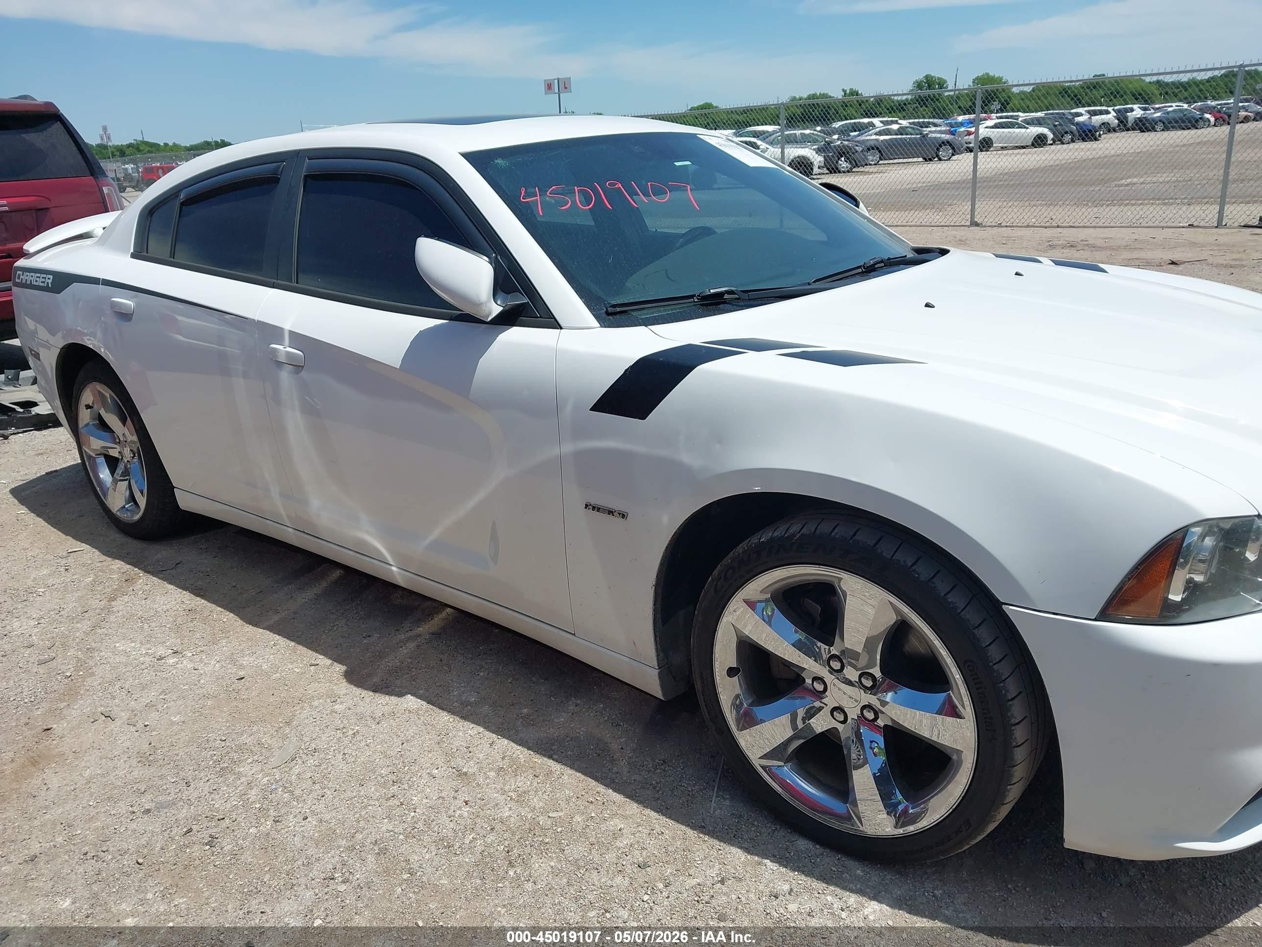 2014 Dodge Charger Road/track White vin: 2C3CDXCT5EH209208