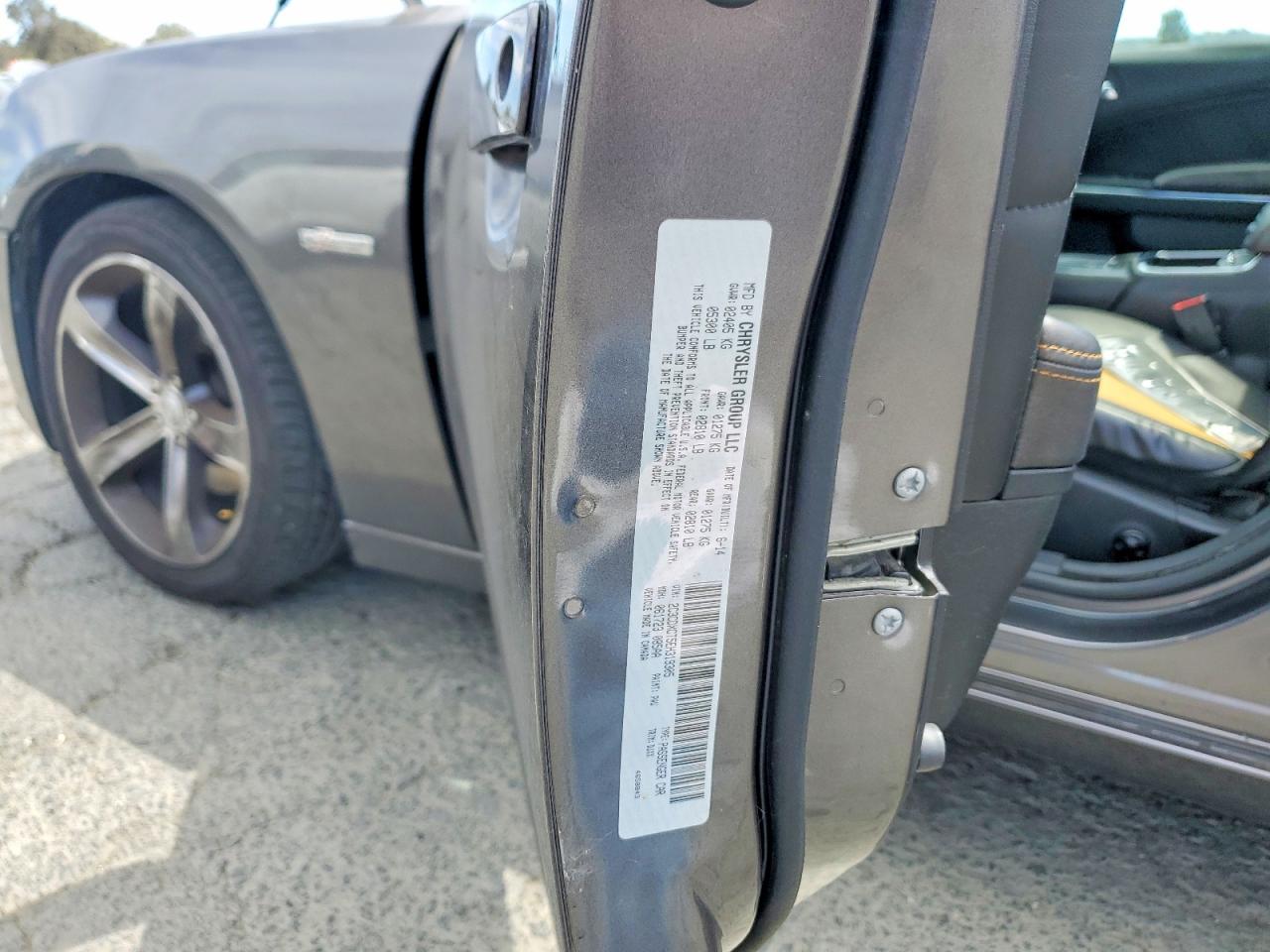 2014 Dodge Charger R/t Серый vin: 2C3CDXCT5EH319305