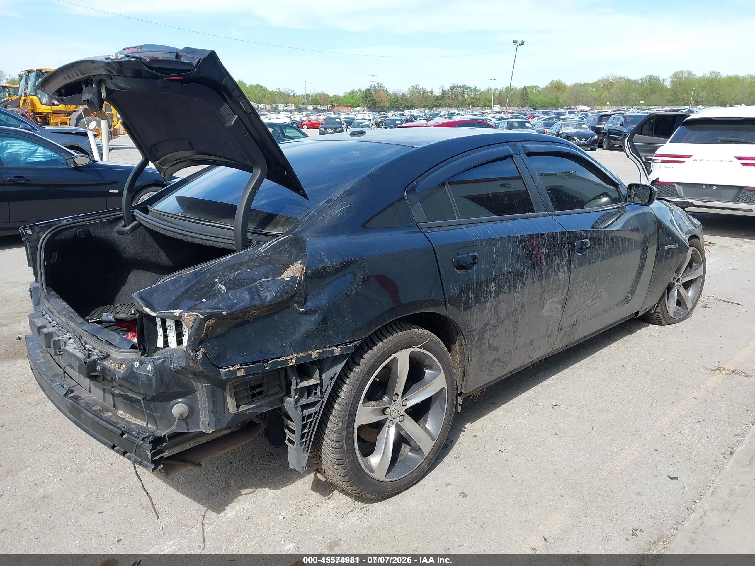 2014 Dodge Charger R/t 100th Anniversary Black vin: 2C3CDXCT5EH323421