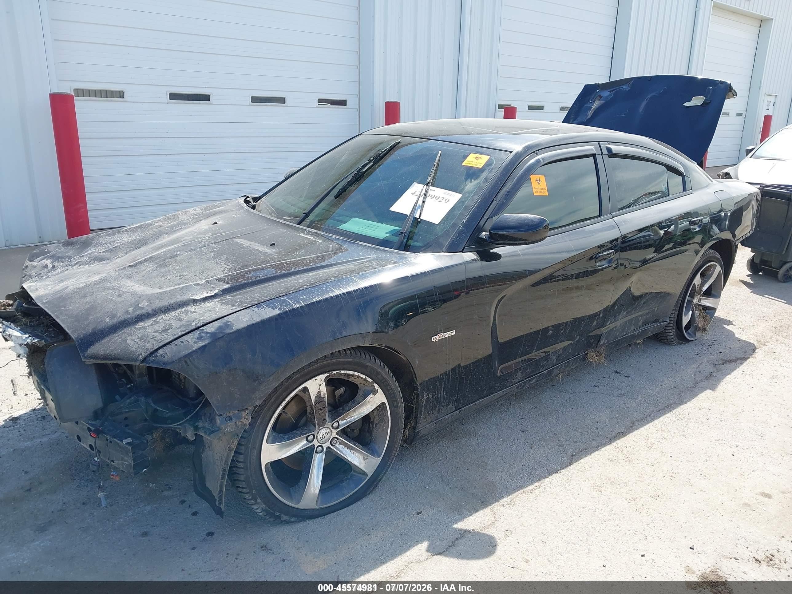 2014 Dodge Charger R/t 100th Anniversary Black vin: 2C3CDXCT5EH323421