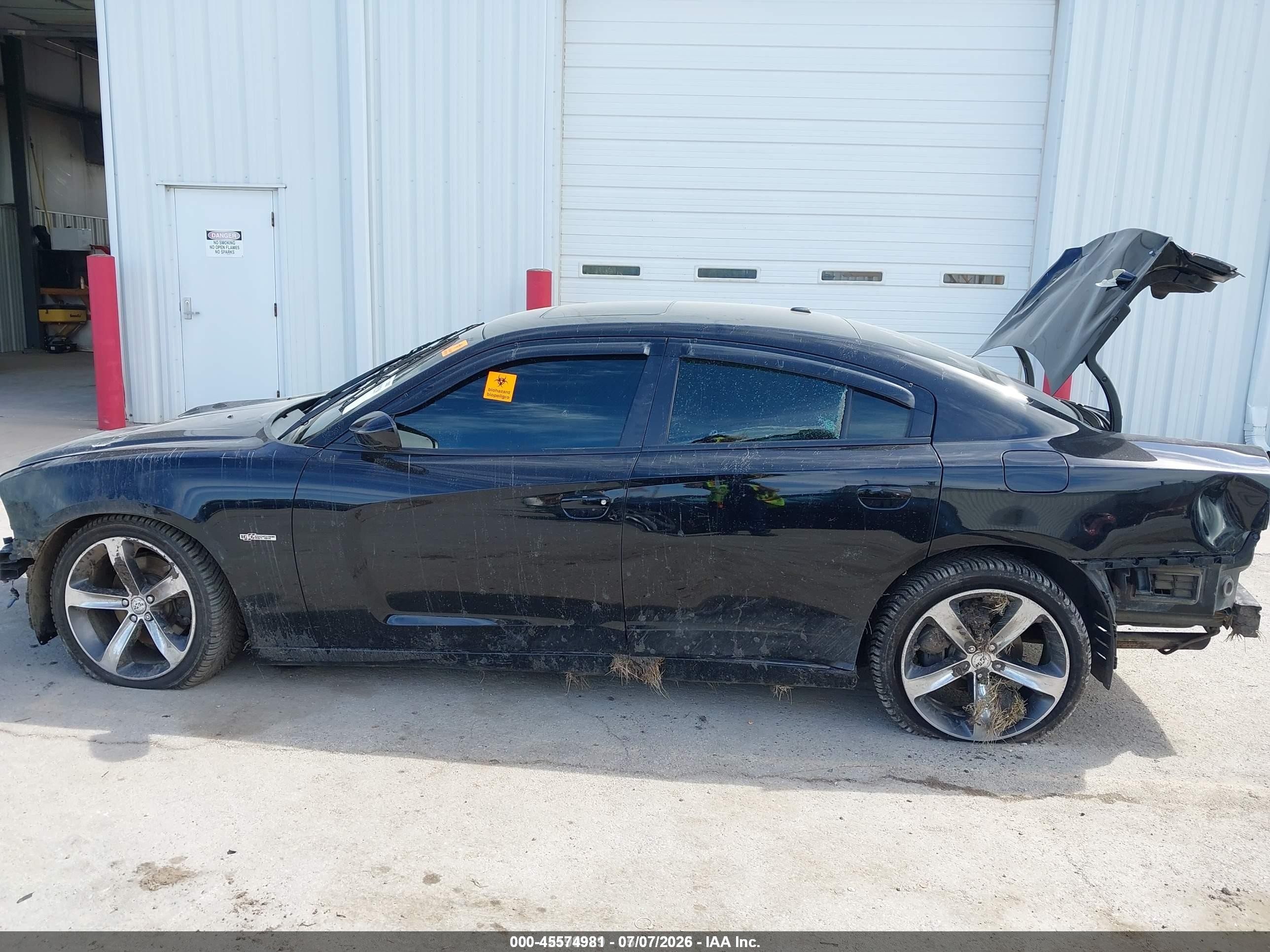 2014 Dodge Charger R/t 100th Anniversary Black vin: 2C3CDXCT5EH323421