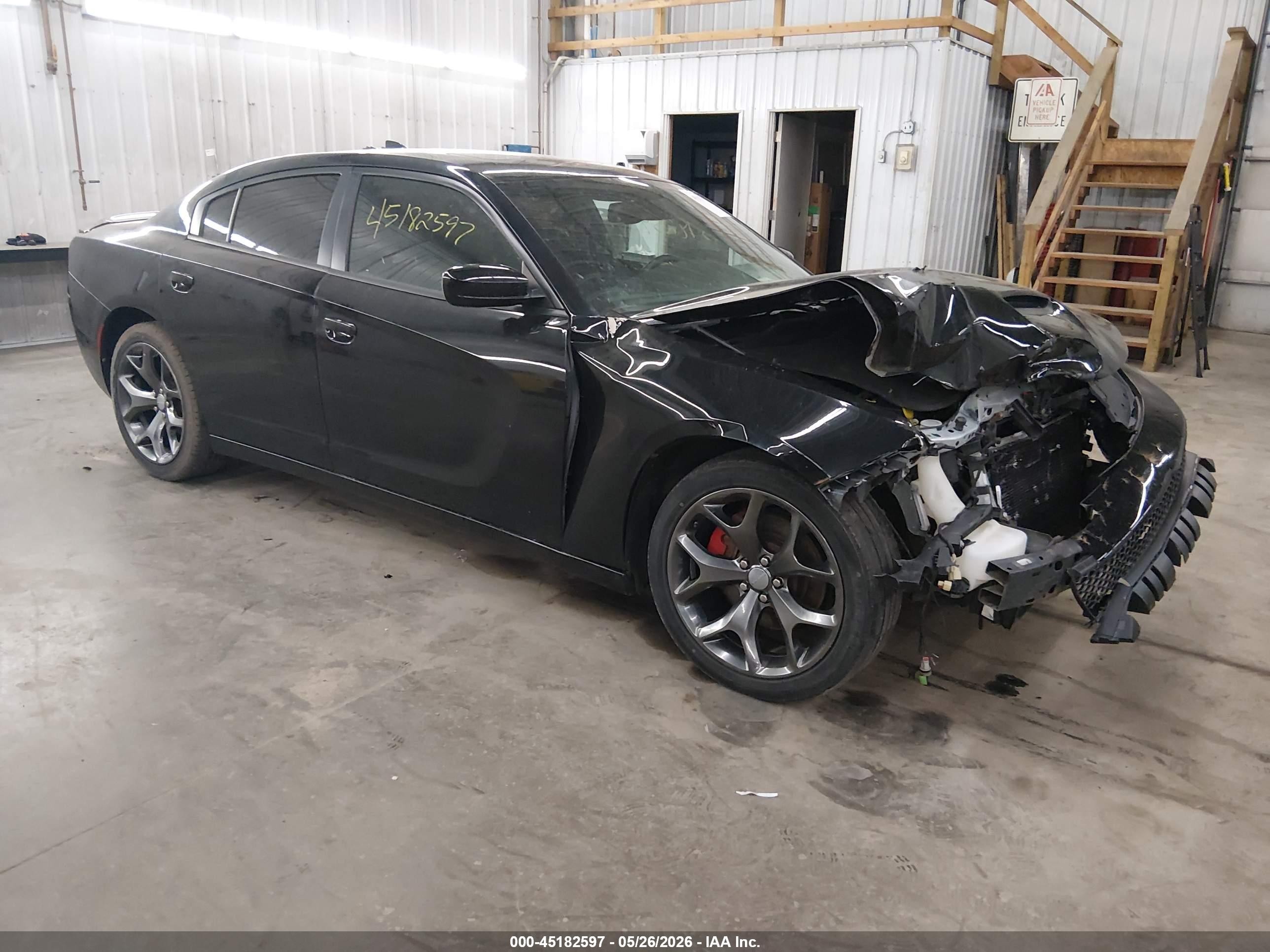 2015 Dodge Charger R/t Black vin: 2C3CDXCT5FH772194