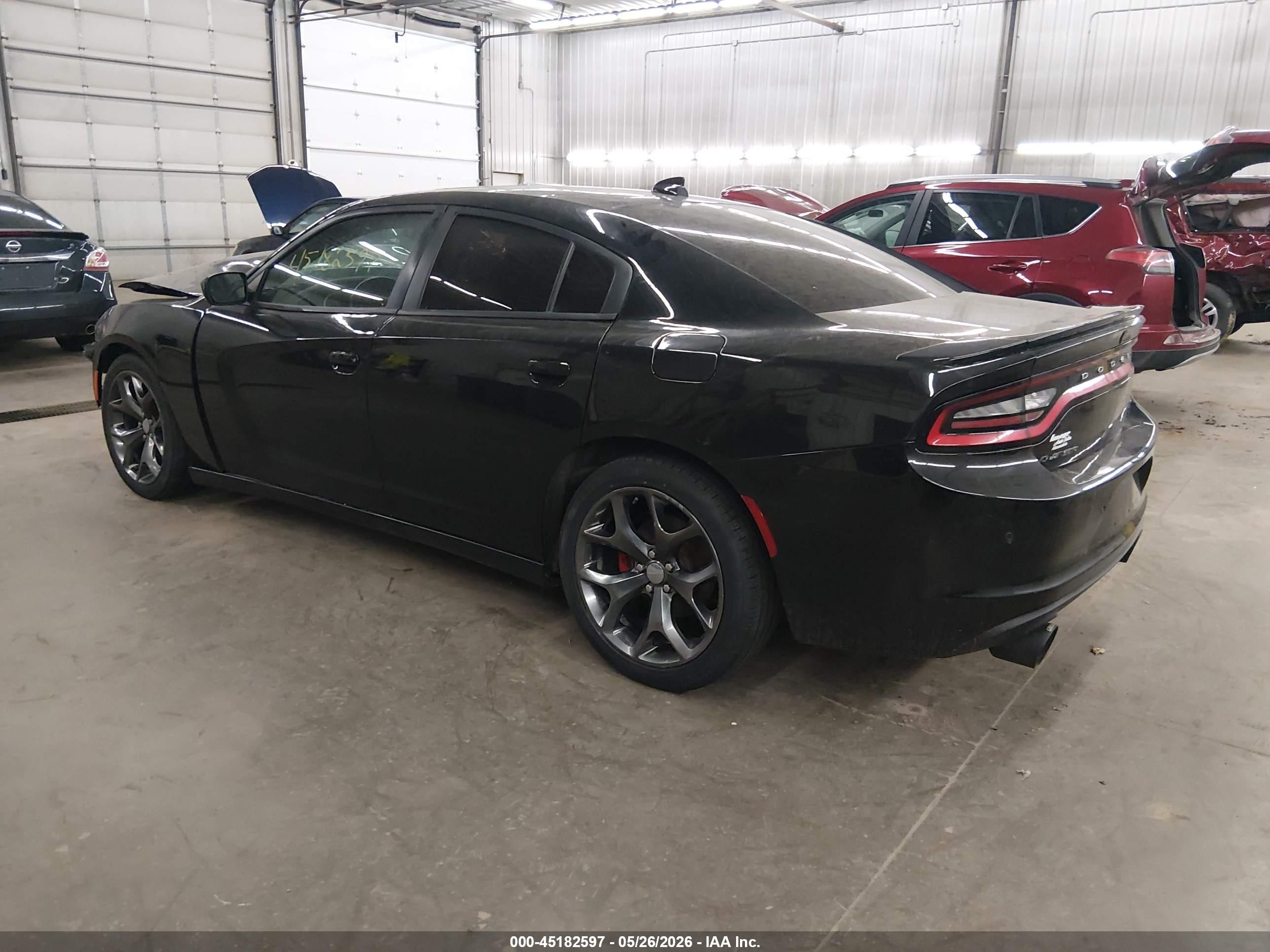 2015 Dodge Charger R/t Black vin: 2C3CDXCT5FH772194