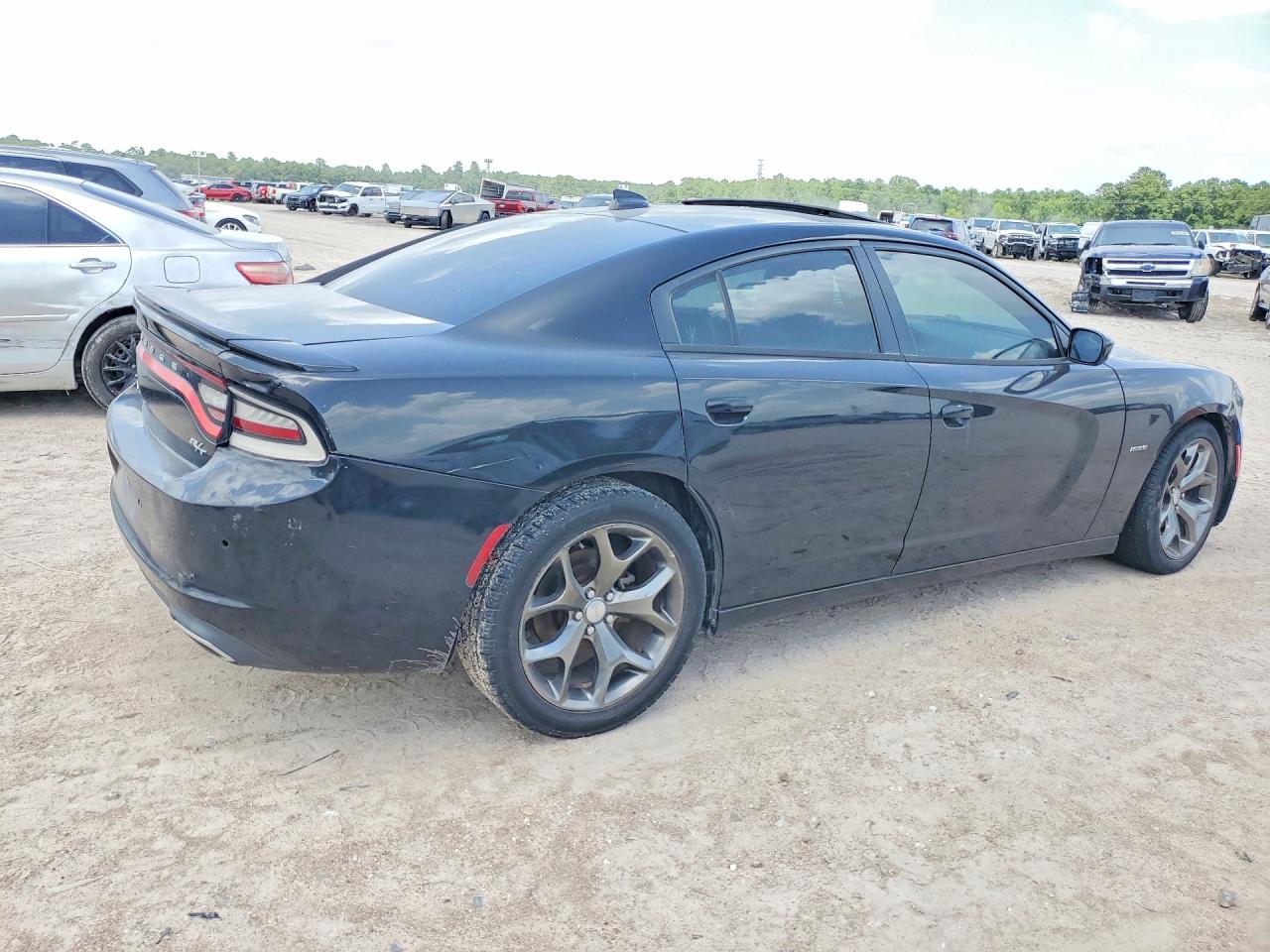 2015 Dodge Charger R/t Black vin: 2C3CDXCT5FH826402