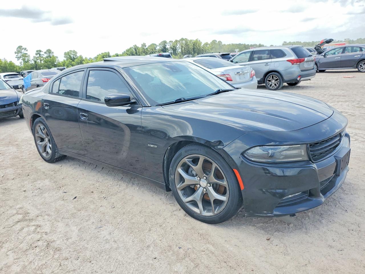 2015 Dodge Charger R/t Black vin: 2C3CDXCT5FH826402