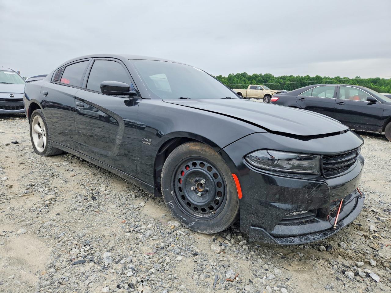 2015 Dodge Charger R Black vin: 2C3CDXCT5FH915080