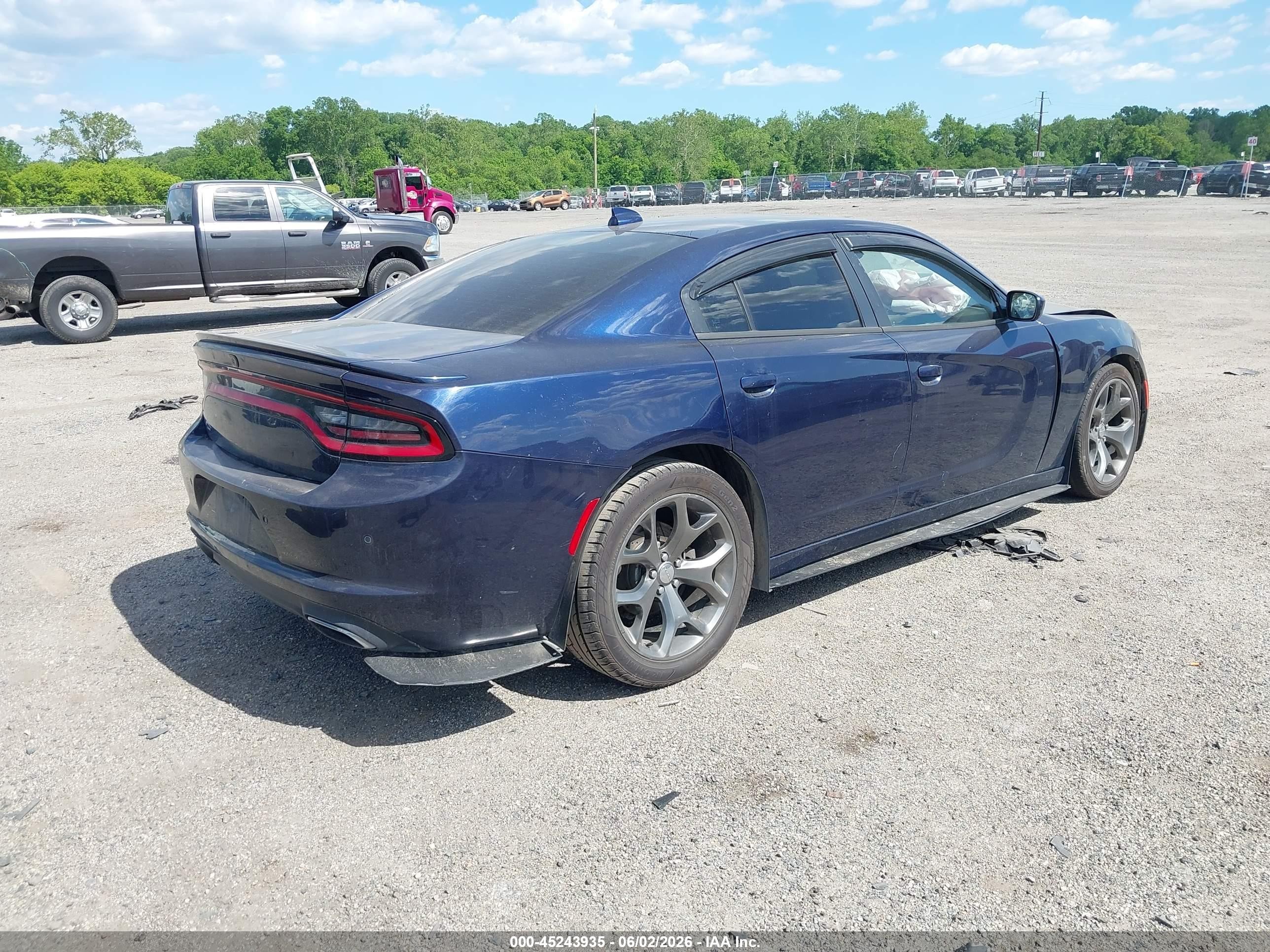 2015 Dodge Charger R/t Blue vin: 2C3CDXCT5FH915628