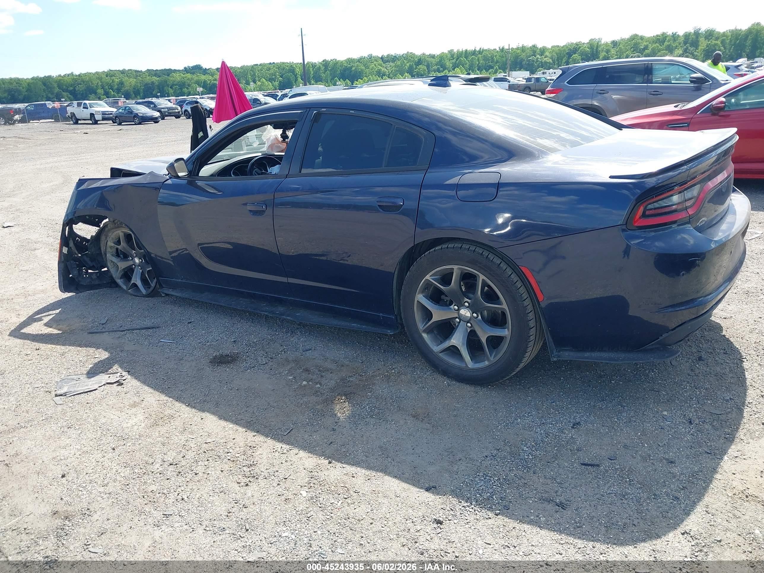 2015 Dodge Charger R/t Blue vin: 2C3CDXCT5FH915628
