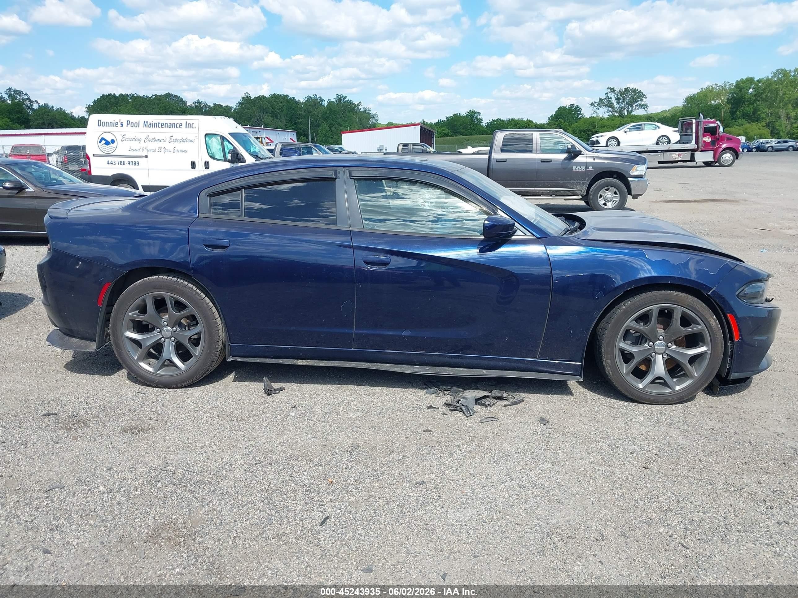 2015 Dodge Charger R/t Blue vin: 2C3CDXCT5FH915628