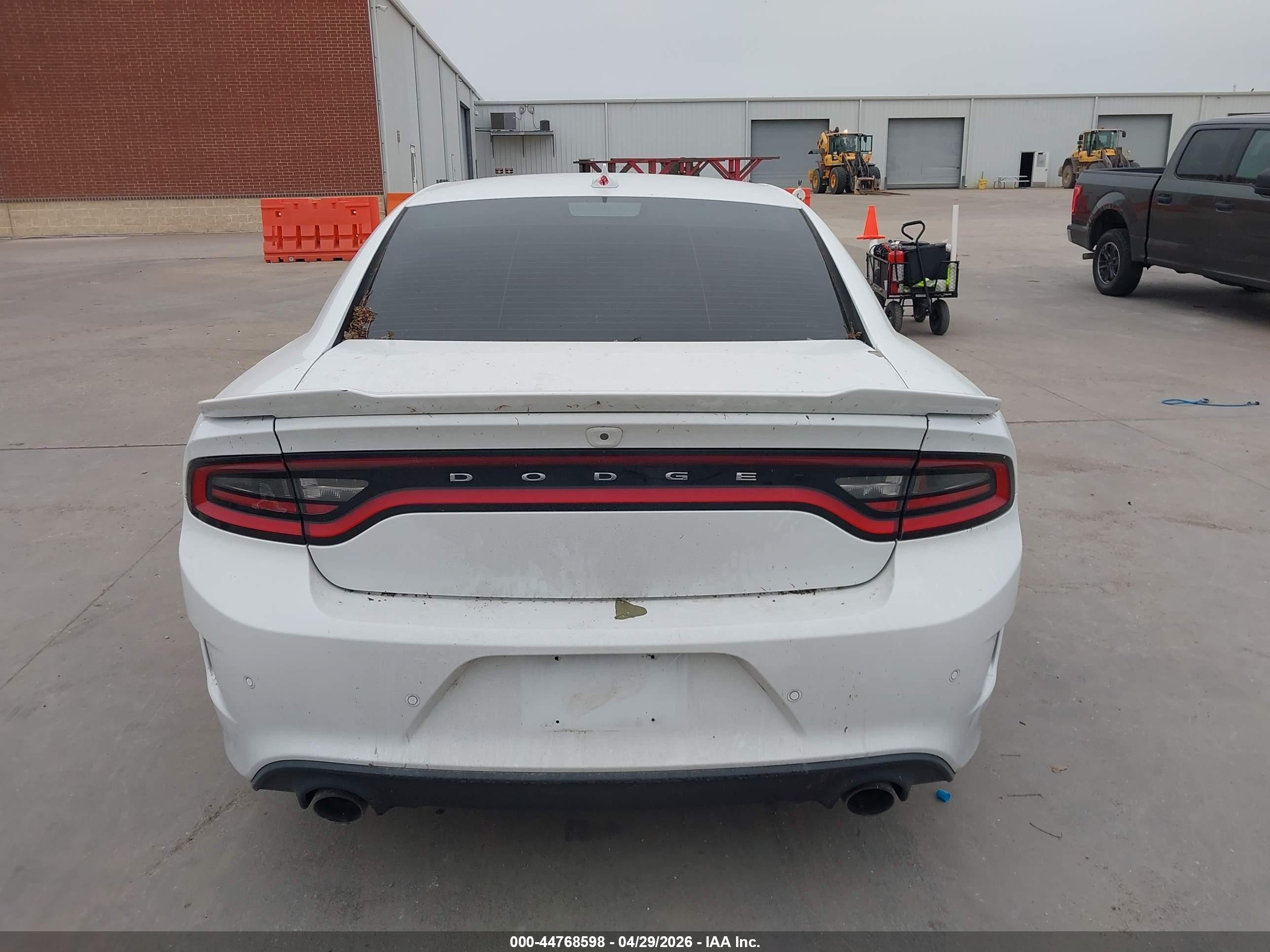 2019 Dodge Charger R/t Rwd White vin: 2C3CDXCT5KH721711