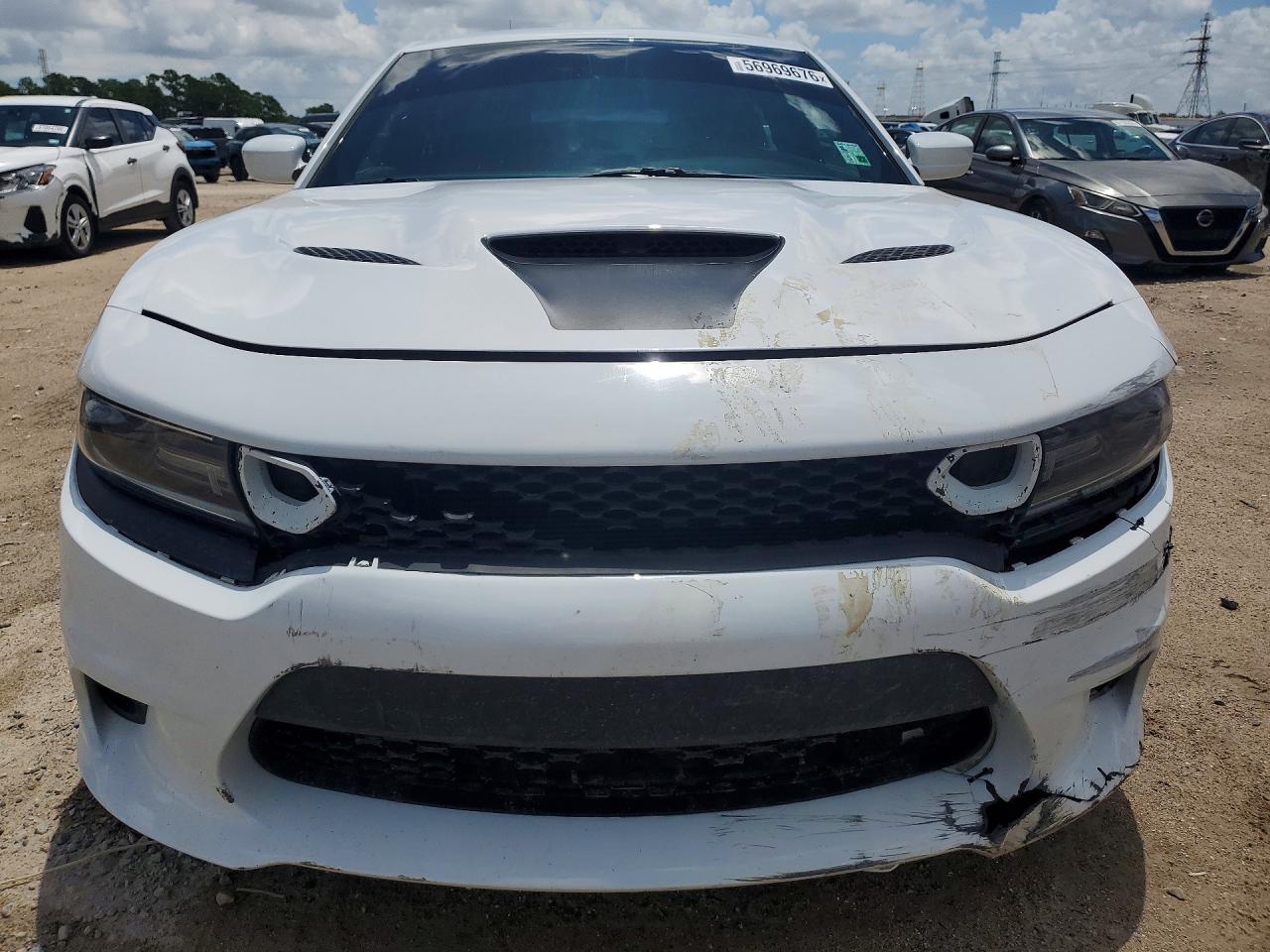 2021 Dodge Charger R White vin: 2C3CDXCT5MH517963