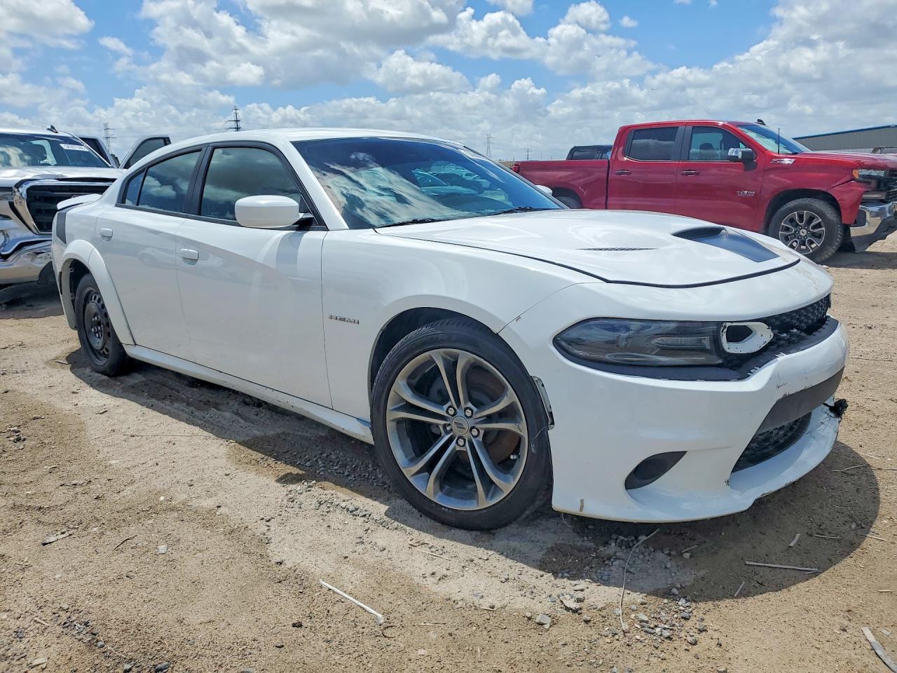 2021 Dodge Charger R White vin: 2C3CDXCT5MH517963