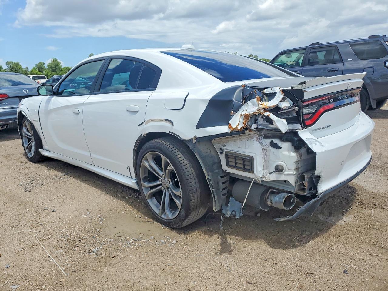 2021 Dodge Charger R White vin: 2C3CDXCT5MH517963