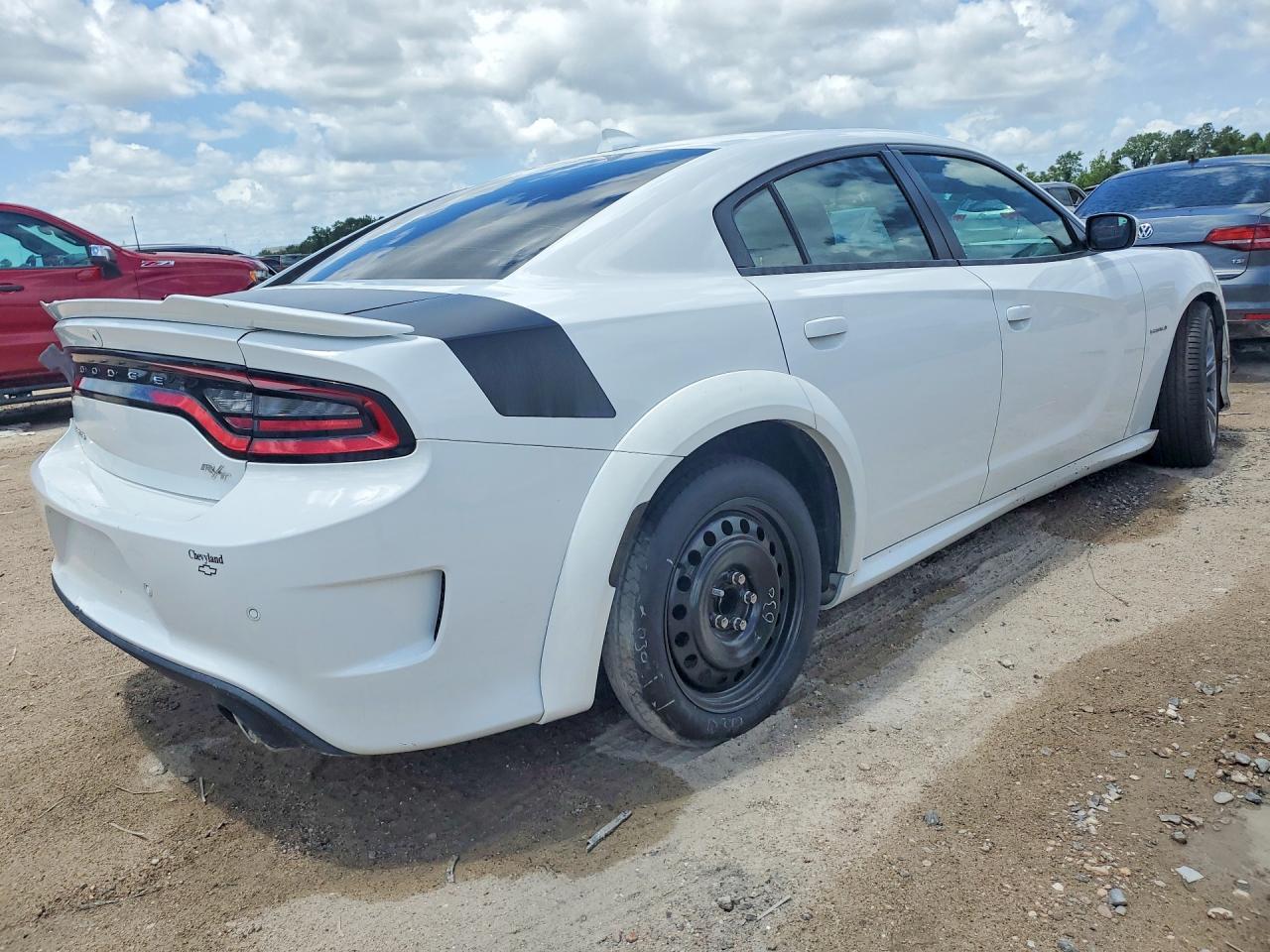 2021 Dodge Charger R White vin: 2C3CDXCT5MH517963