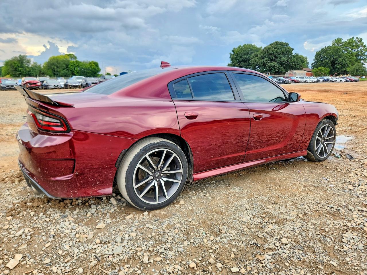 2021 Dodge Charger R/t Red vin: 2C3CDXCT5MH633860