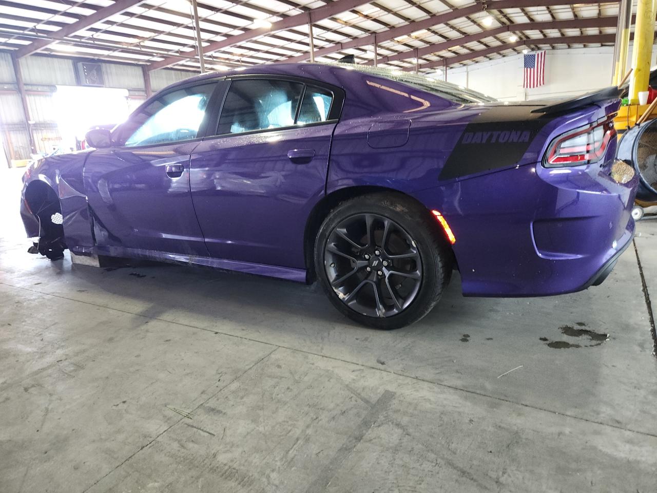 2023 Dodge Charger R/t Purple vin: 2C3CDXCT5PH639503 Damage: Left Front Door, Dent(S) W/ Paint Dmg, > 12 Inches