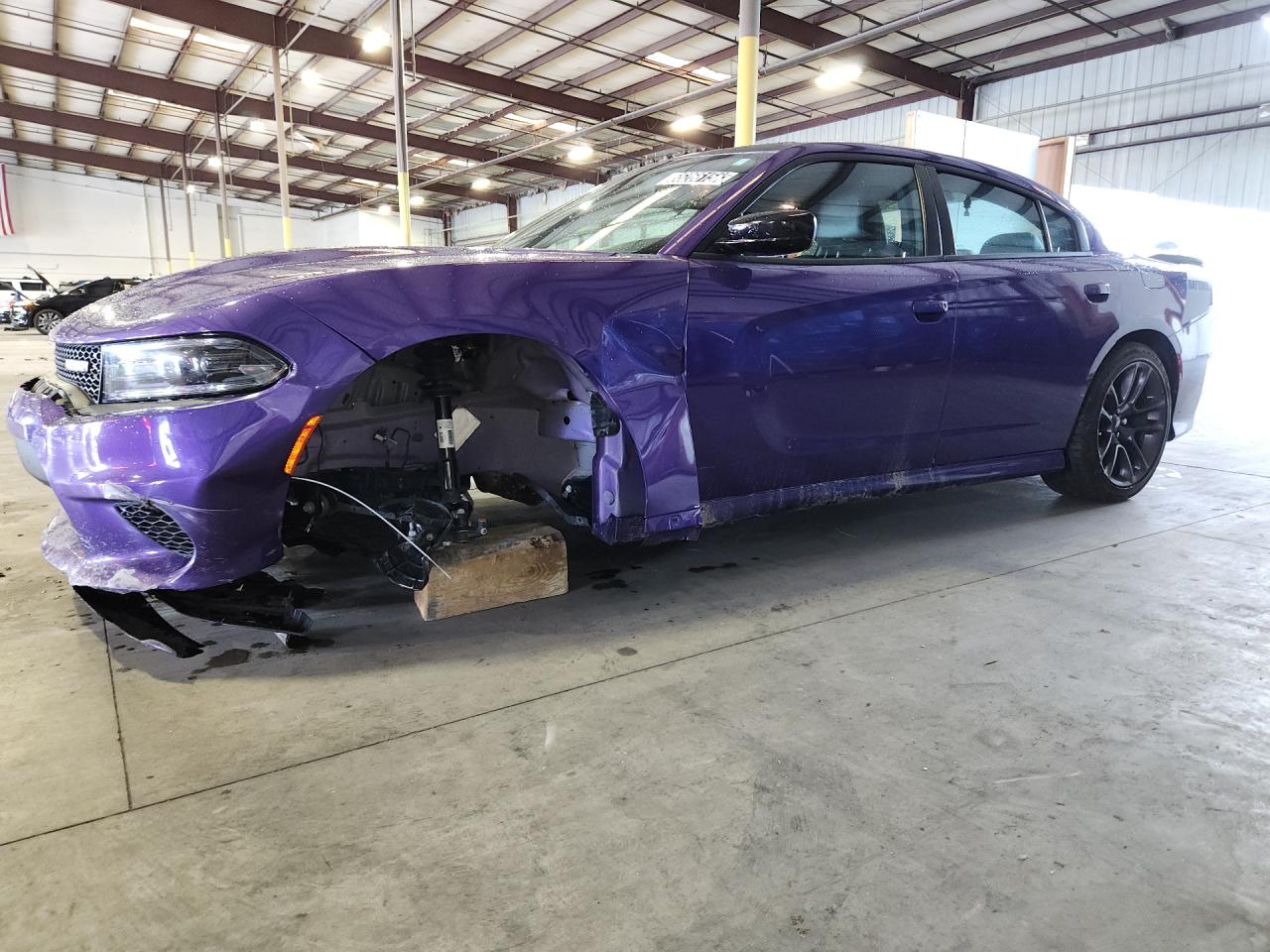 2023 Dodge Charger R/t Purple vin: 2C3CDXCT5PH639503 Damage: Left Front Fender, Severe Damage, Replacement Required