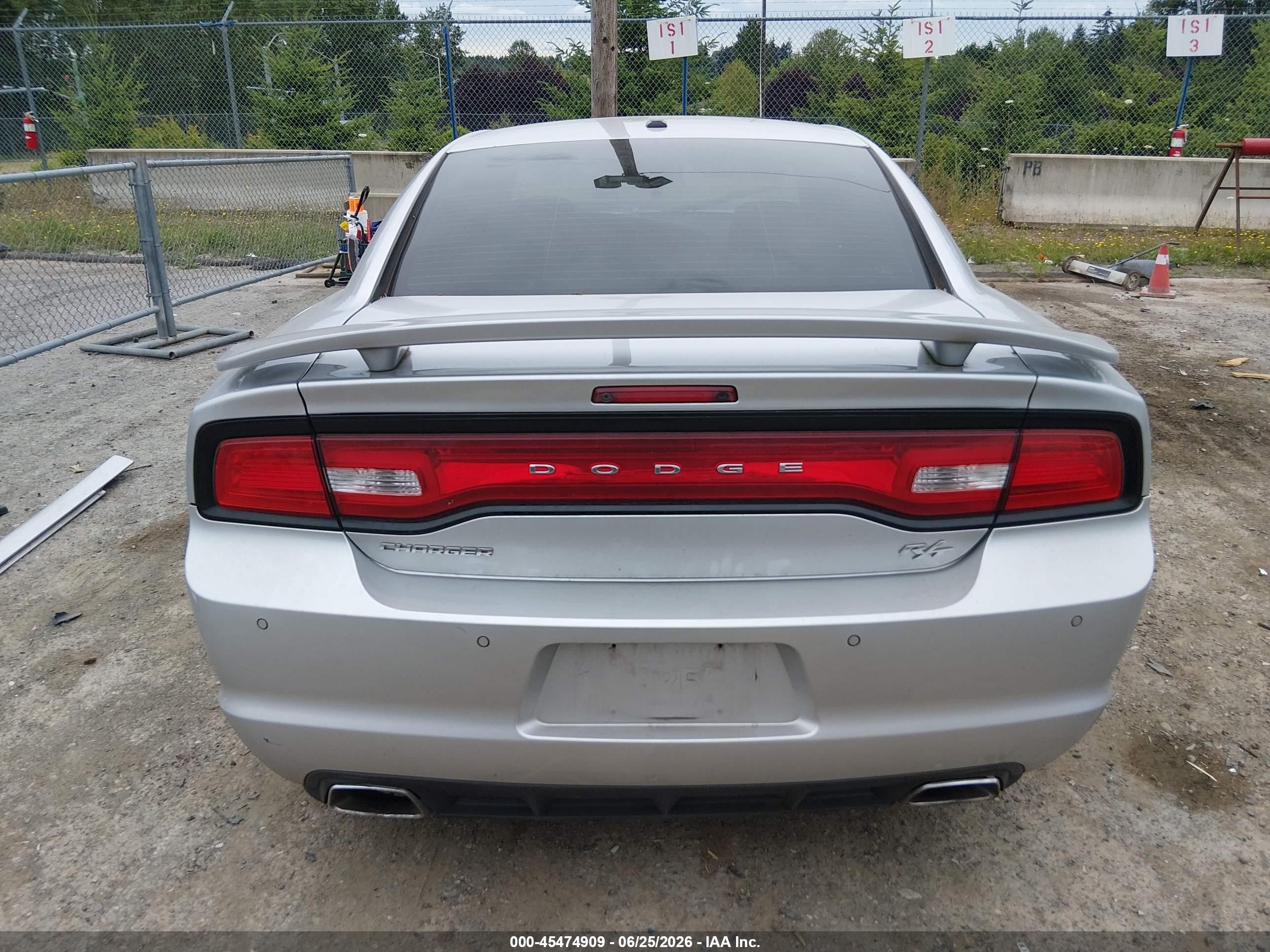 2012 Dodge Charger R/t Серебряный vin: 2C3CDXCT6CH102987