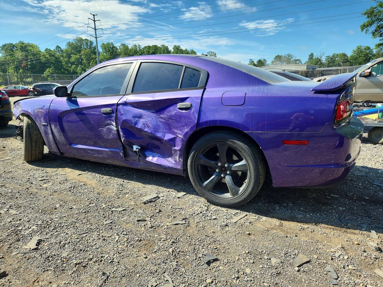 2014 Dodge Charger R/t Purple vin: 2C3CDXCT6EH159497