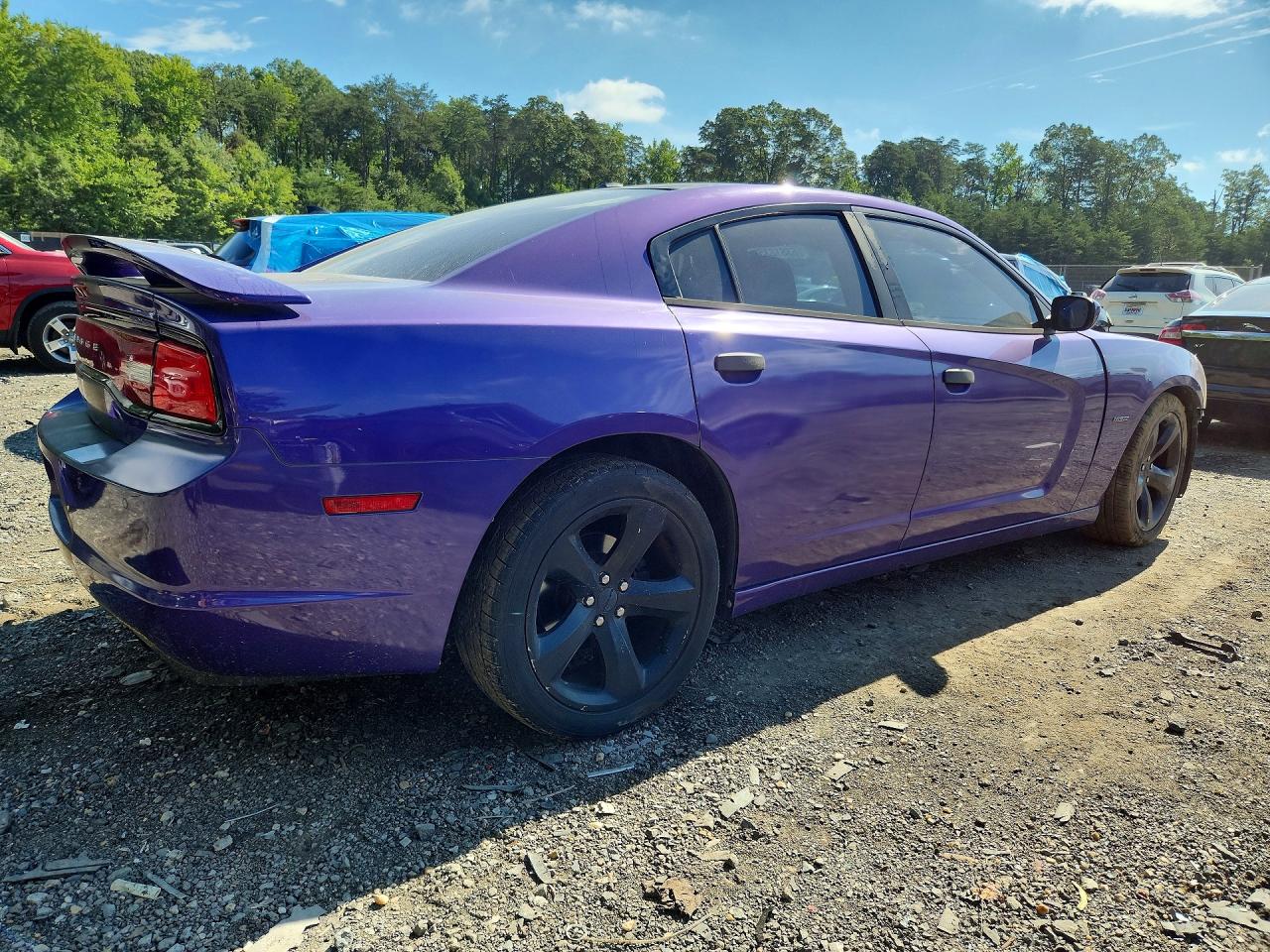 2014 Dodge Charger R/t Purple vin: 2C3CDXCT6EH159497