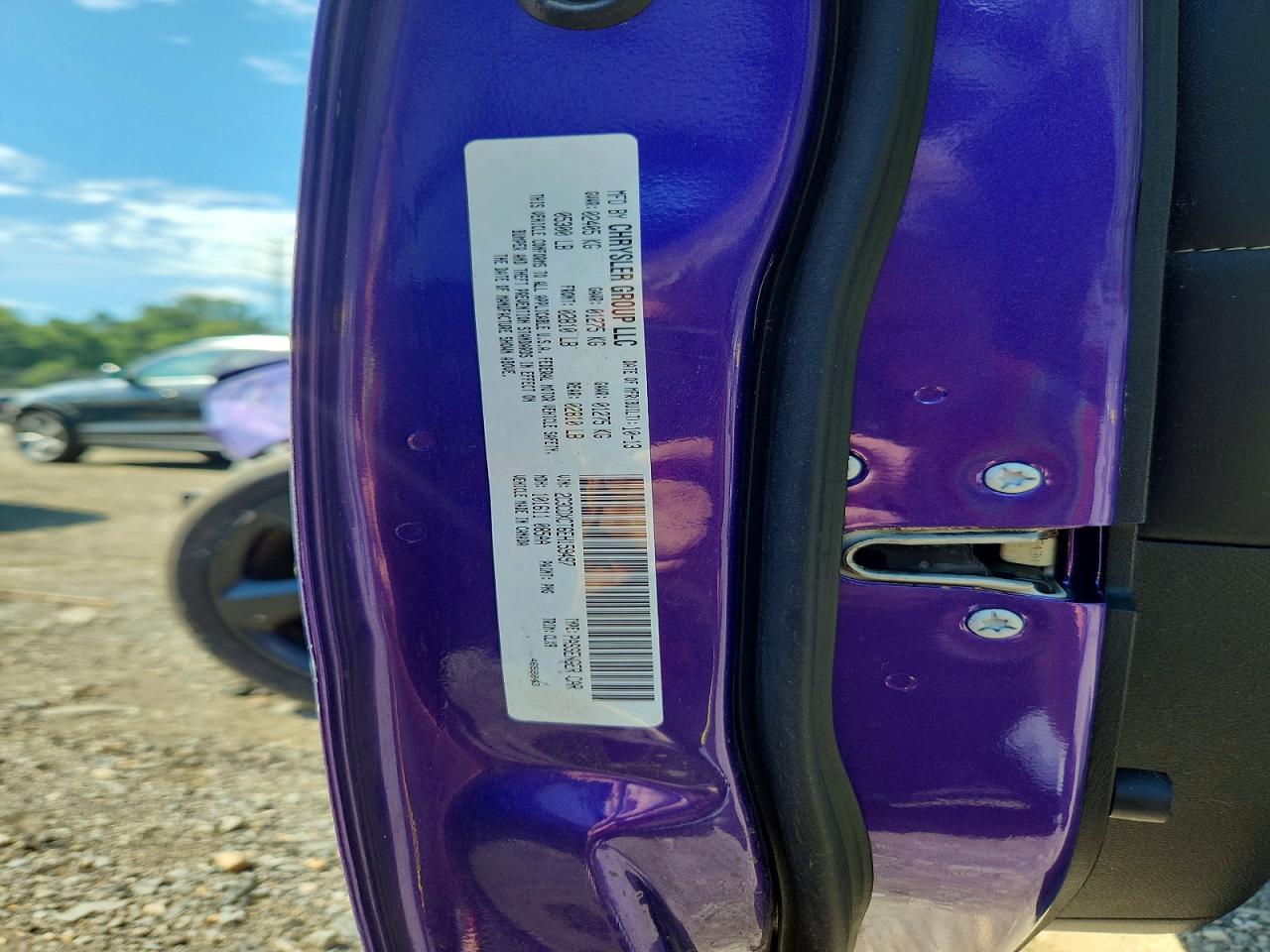 2014 Dodge Charger R/t Purple vin: 2C3CDXCT6EH159497