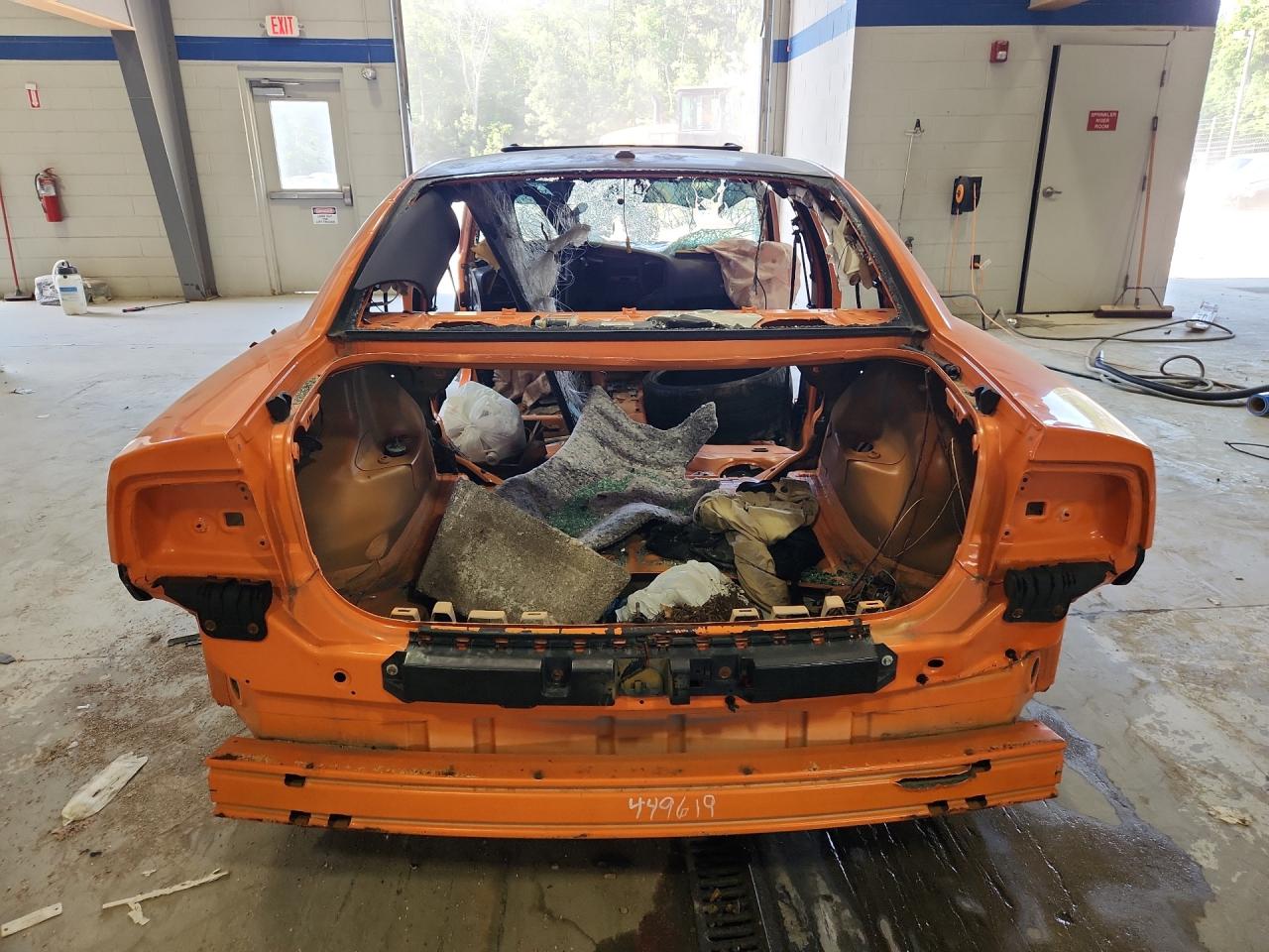 2014 Dodge Charger R Orange vin: 2C3CDXCT6EH295208 Damage: Rear Bumper/Cover, Missing, Replacement Required