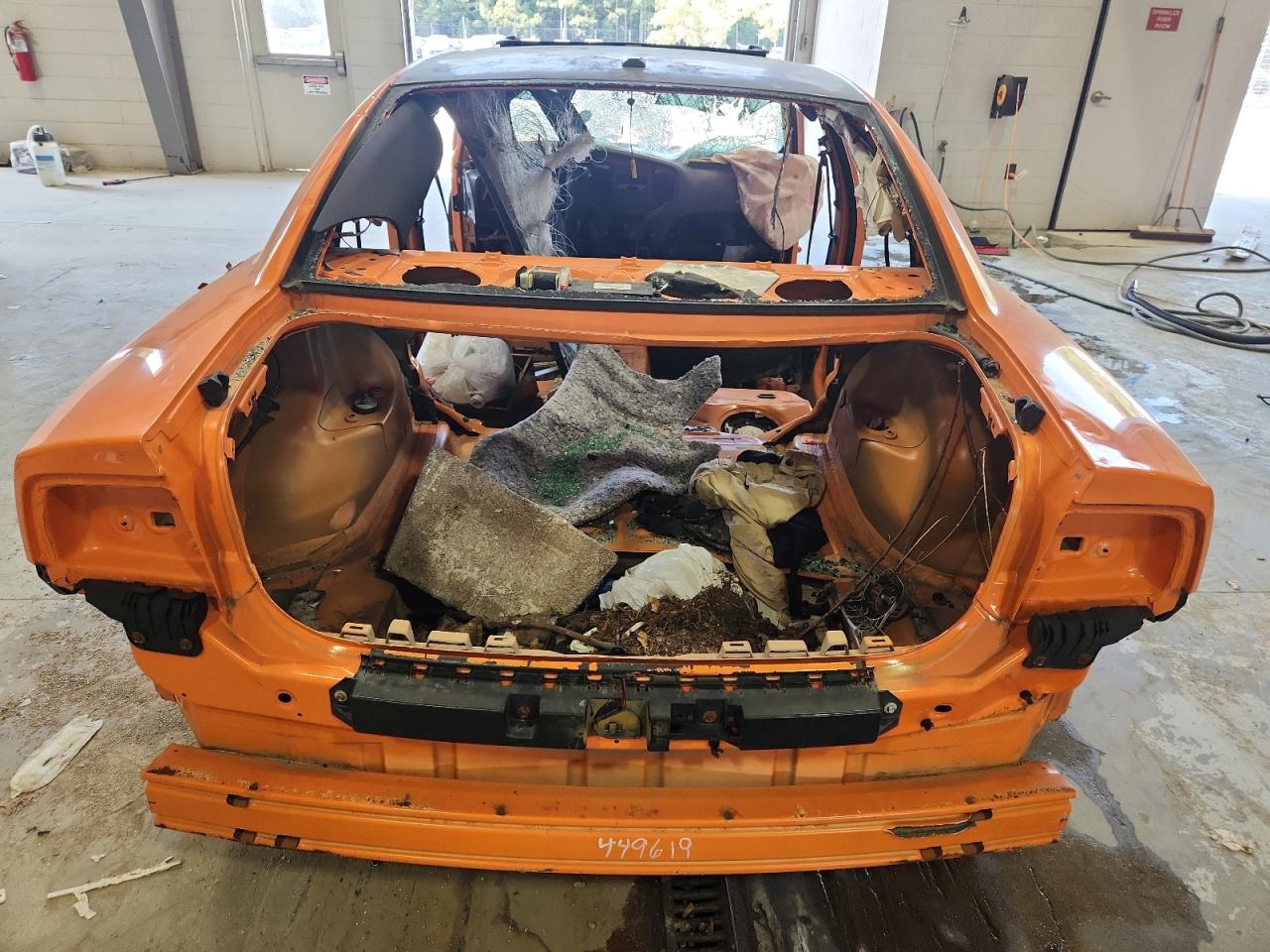 2014 Dodge Charger R Orange vin: 2C3CDXCT6EH295208 Damage: Deck Lid, Missing, Replacement Required