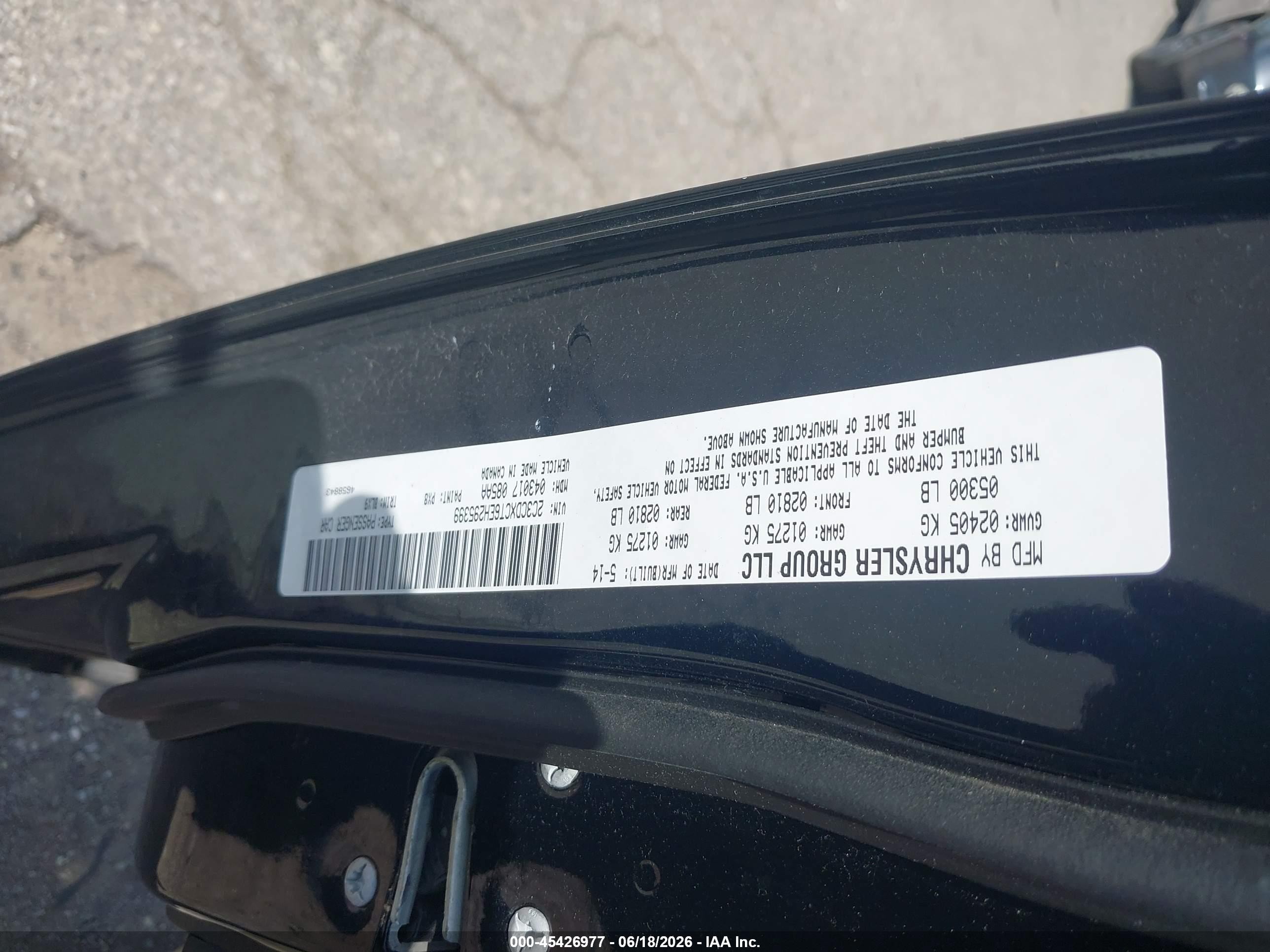 2014 Dodge Charger R/t Plus Black vin: 2C3CDXCT6EH295399