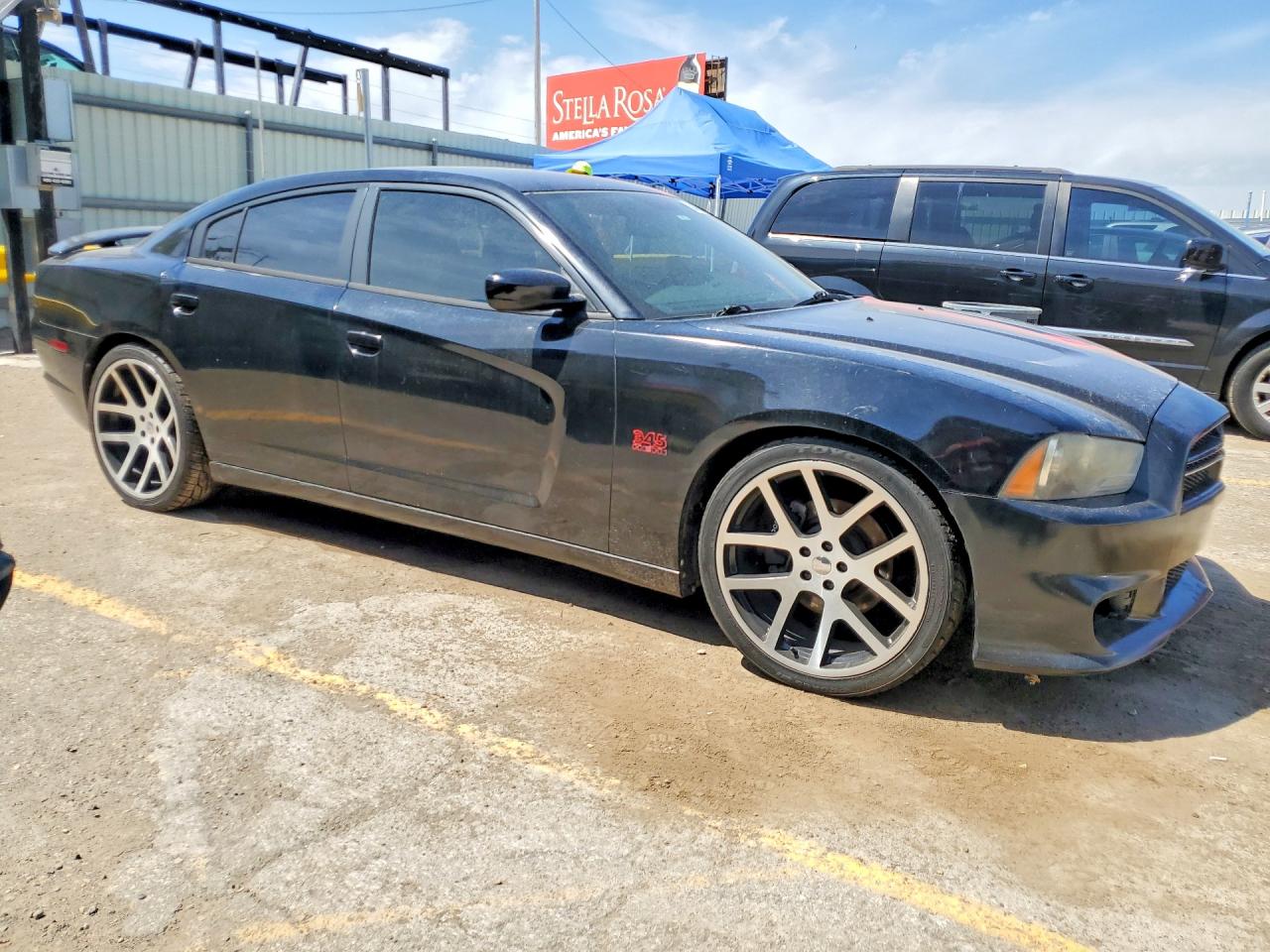 2014 Dodge Charger R Black vin: 2C3CDXCT6EH301251