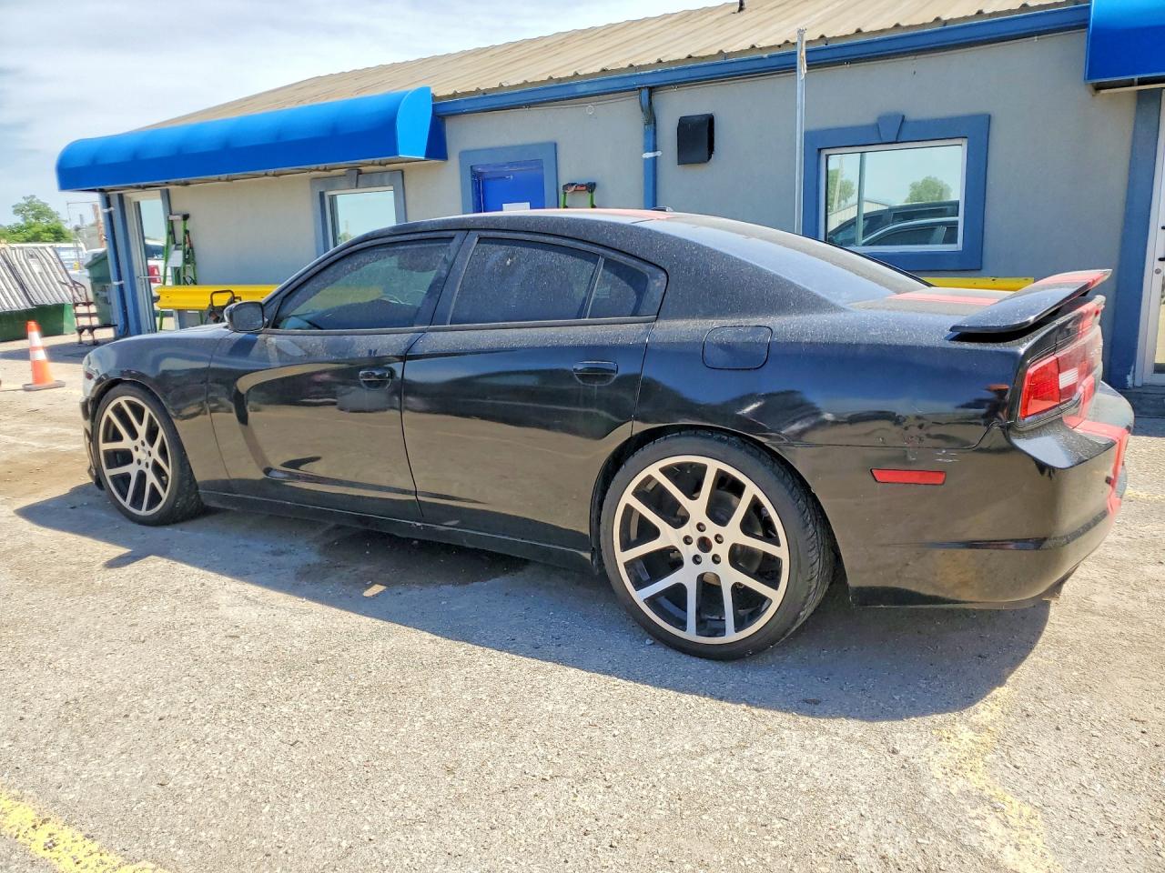 2014 Dodge Charger R Black vin: 2C3CDXCT6EH301251