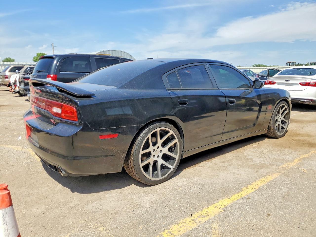 2014 Dodge Charger R Black vin: 2C3CDXCT6EH301251