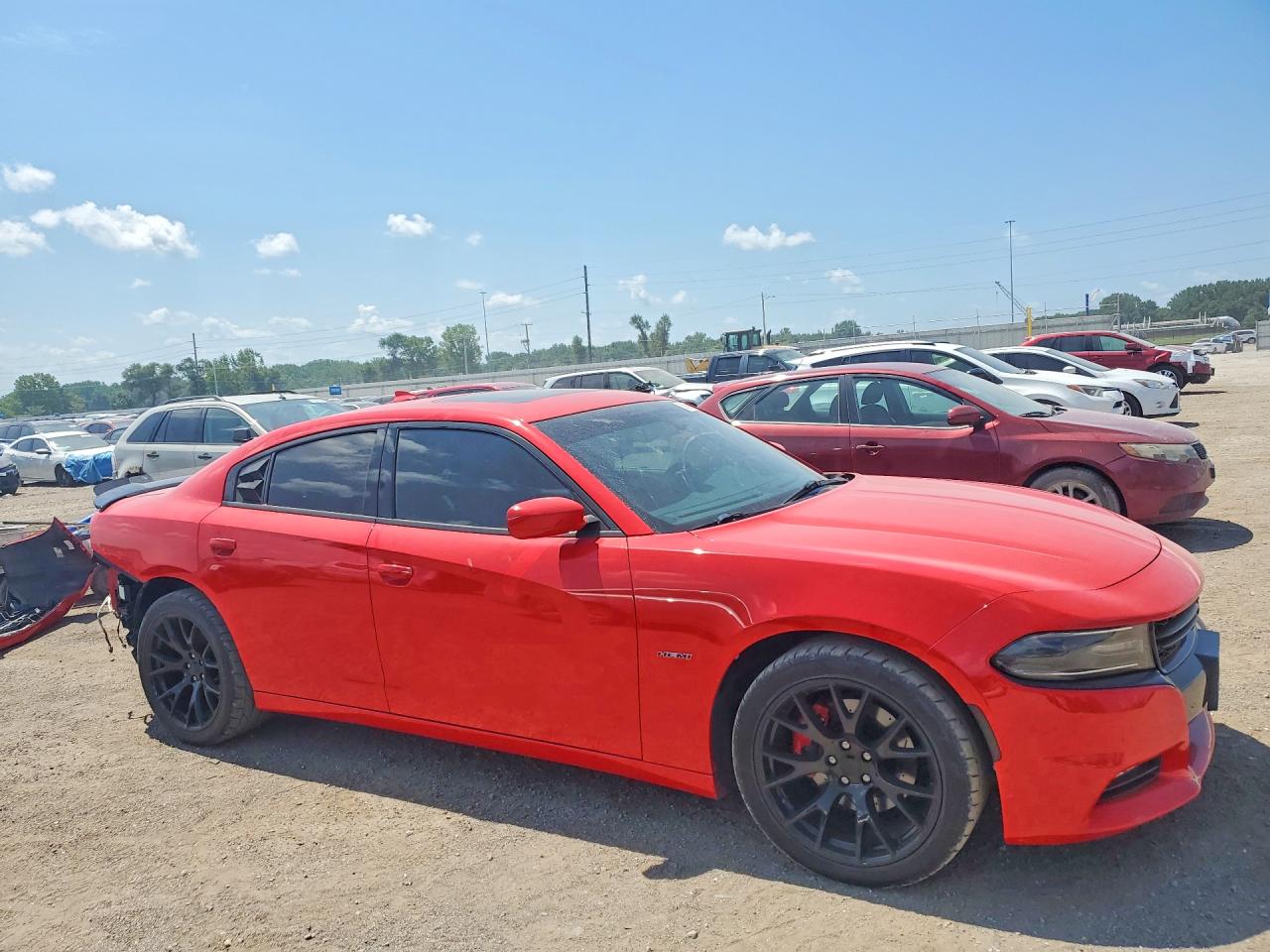 2015 Dodge Charger R/t Red vin: 2C3CDXCT6FH785181