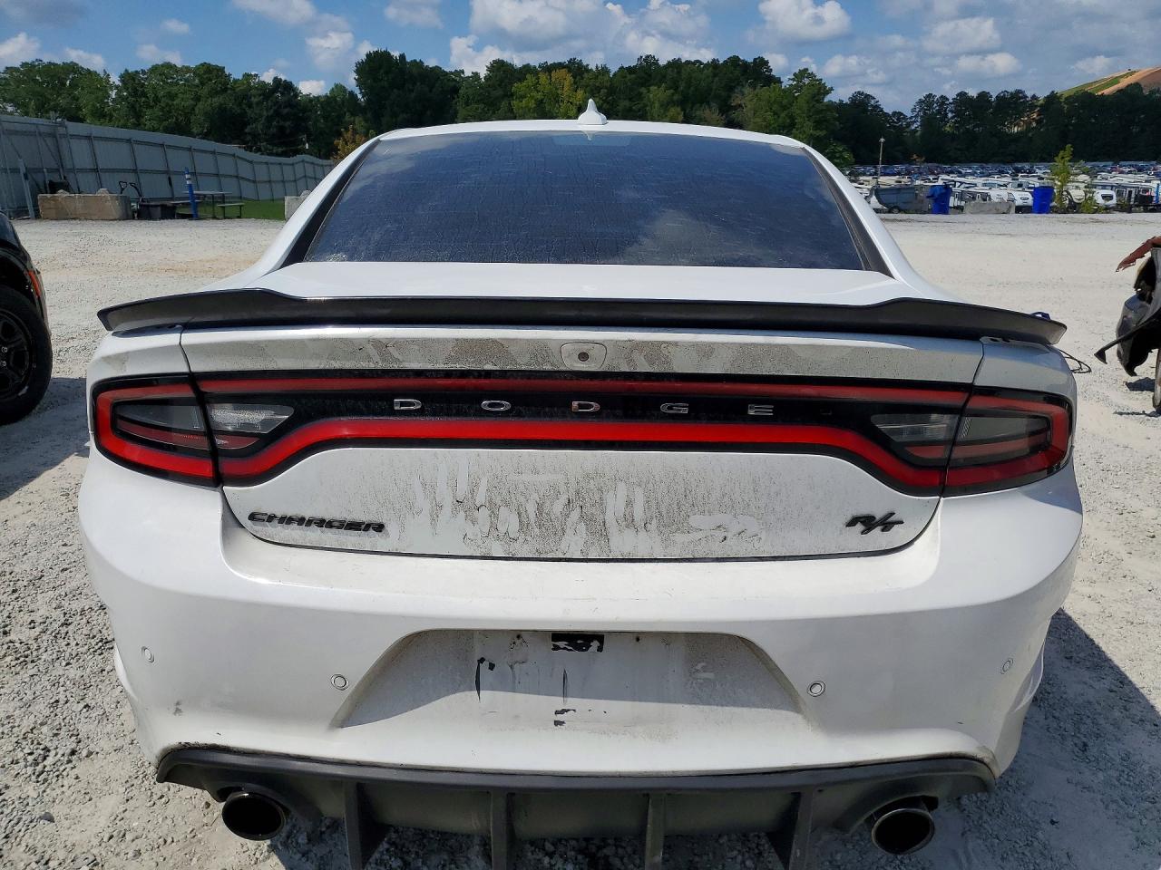 2015 Dodge Charger R/t White vin: 2C3CDXCT6FH847209