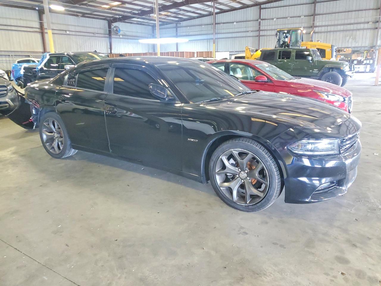2015 Dodge Charger R/t Black vin: 2C3CDXCT6FH848358
