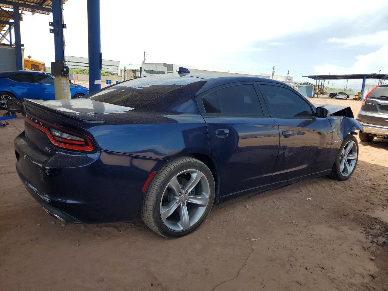 2015 Dodge Charger R/t Синий vin: 2C3CDXCT6FH863040