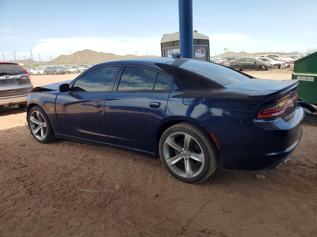 2015 Dodge Charger R/t Синий vin: 2C3CDXCT6FH863040