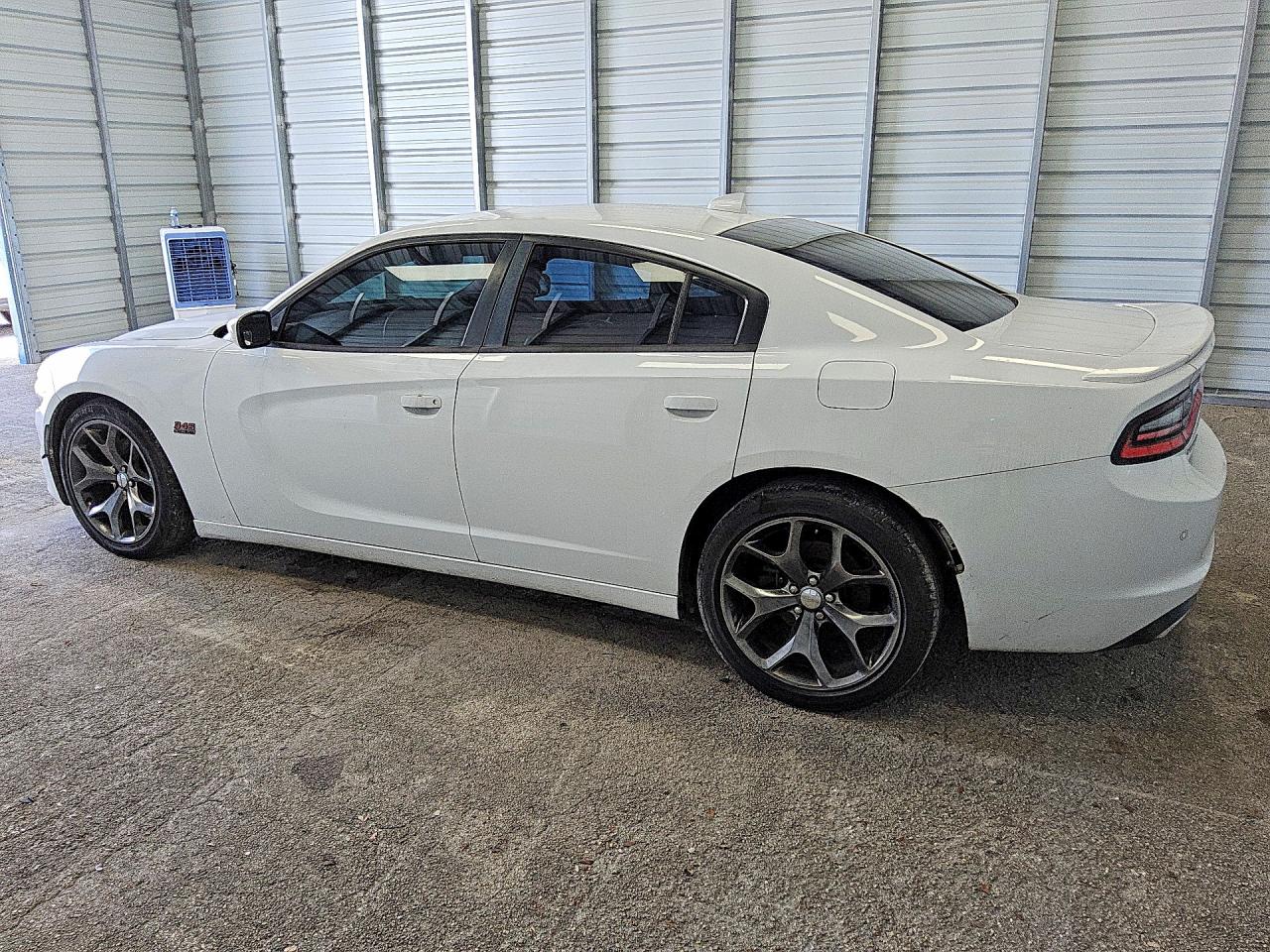 2015 Dodge Charger R/t White vin: 2C3CDXCT6FH863135