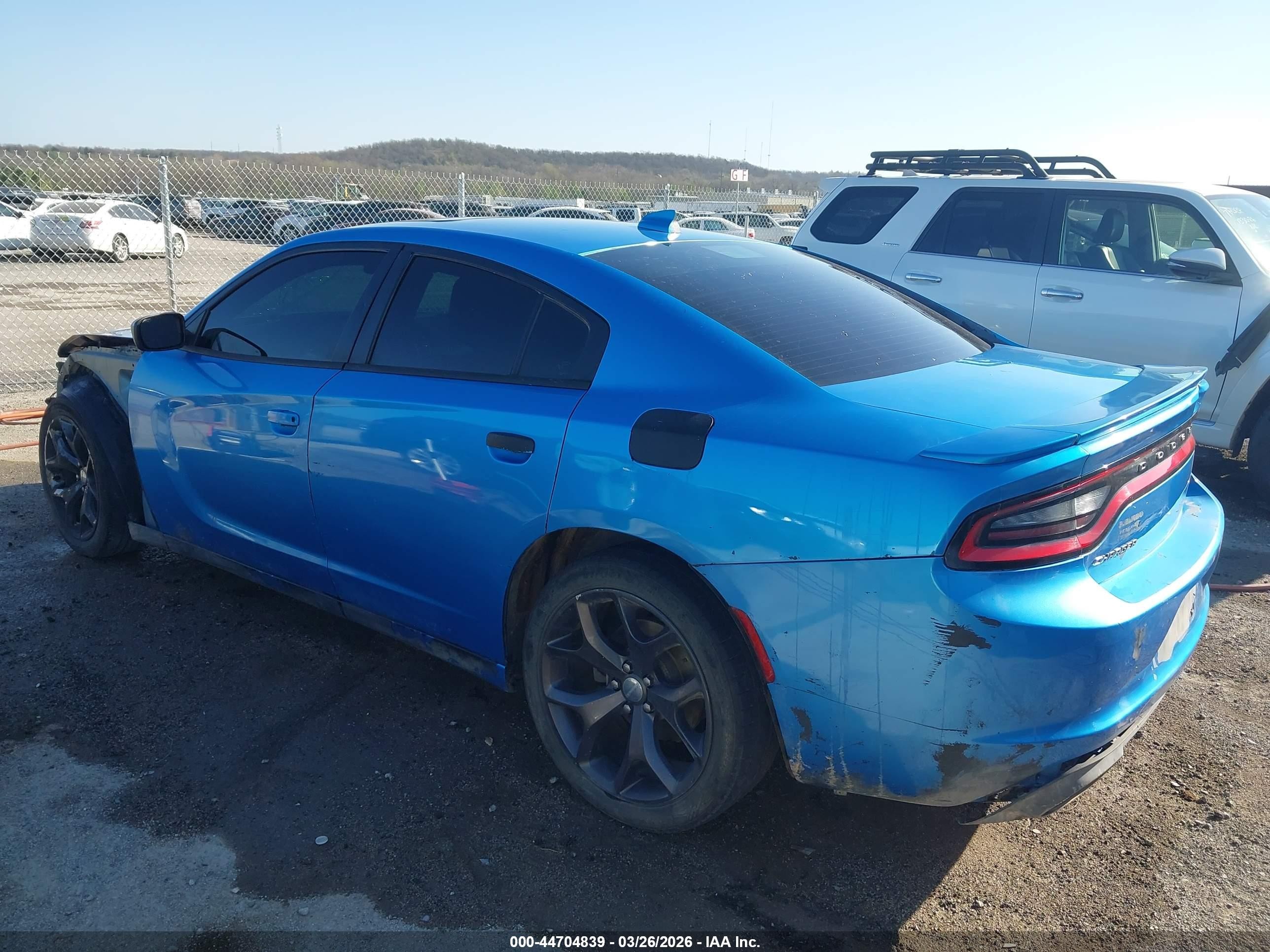 2015 Dodge Charger R/t Синий vin: 2C3CDXCT6FH915556
