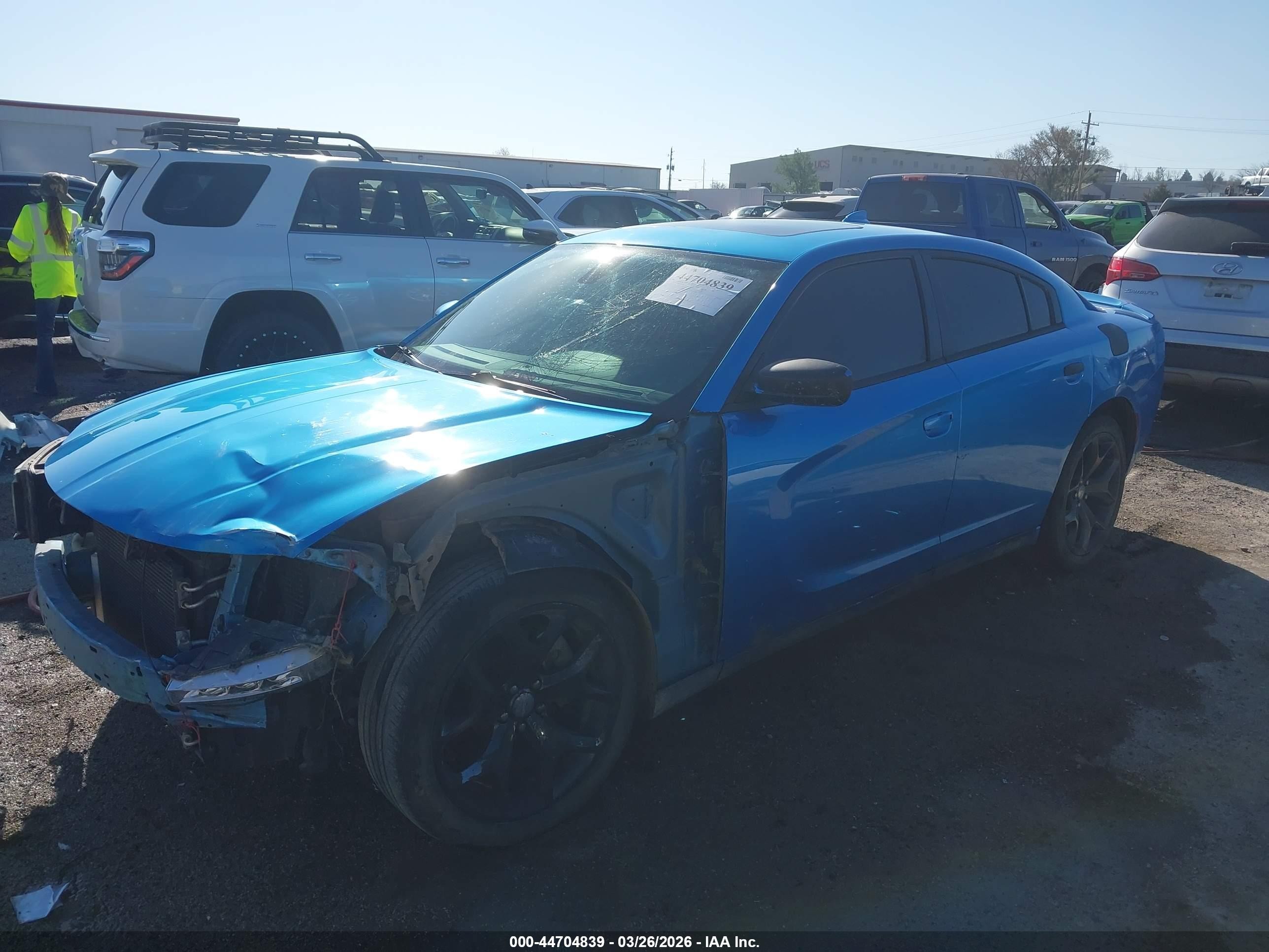 2015 Dodge Charger R/t Синий vin: 2C3CDXCT6FH915556