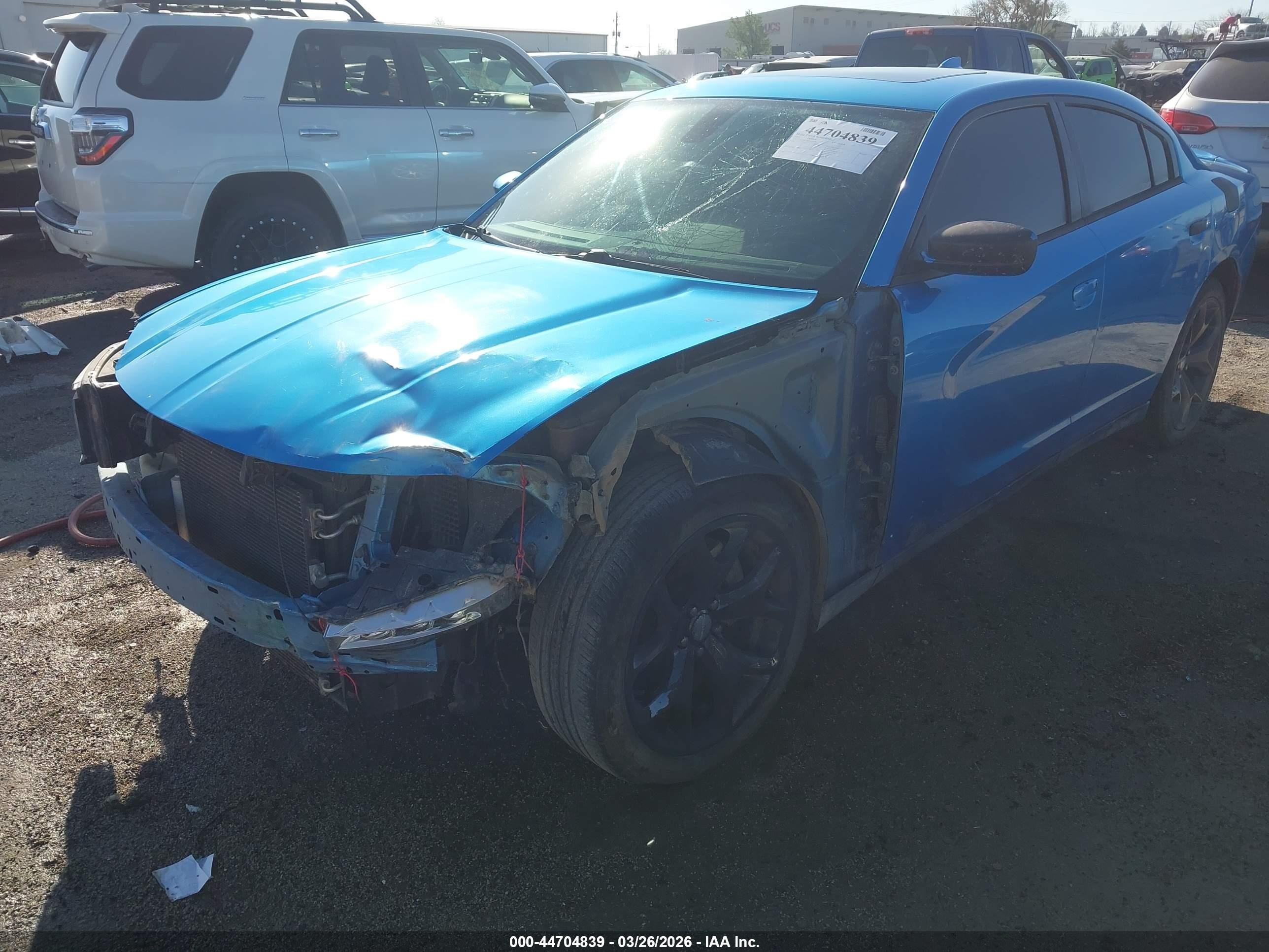 2015 Dodge Charger R/t Синий vin: 2C3CDXCT6FH915556